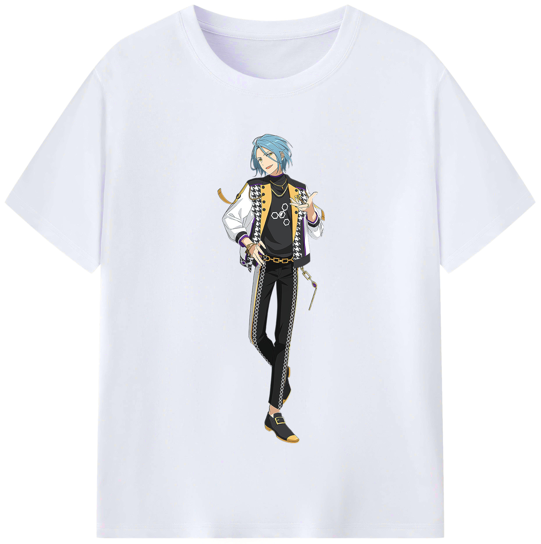 （画像用） あんさんぶるスターズ! Ensemble Stars レディースカジュアルプリントTシャツ（綿100％）