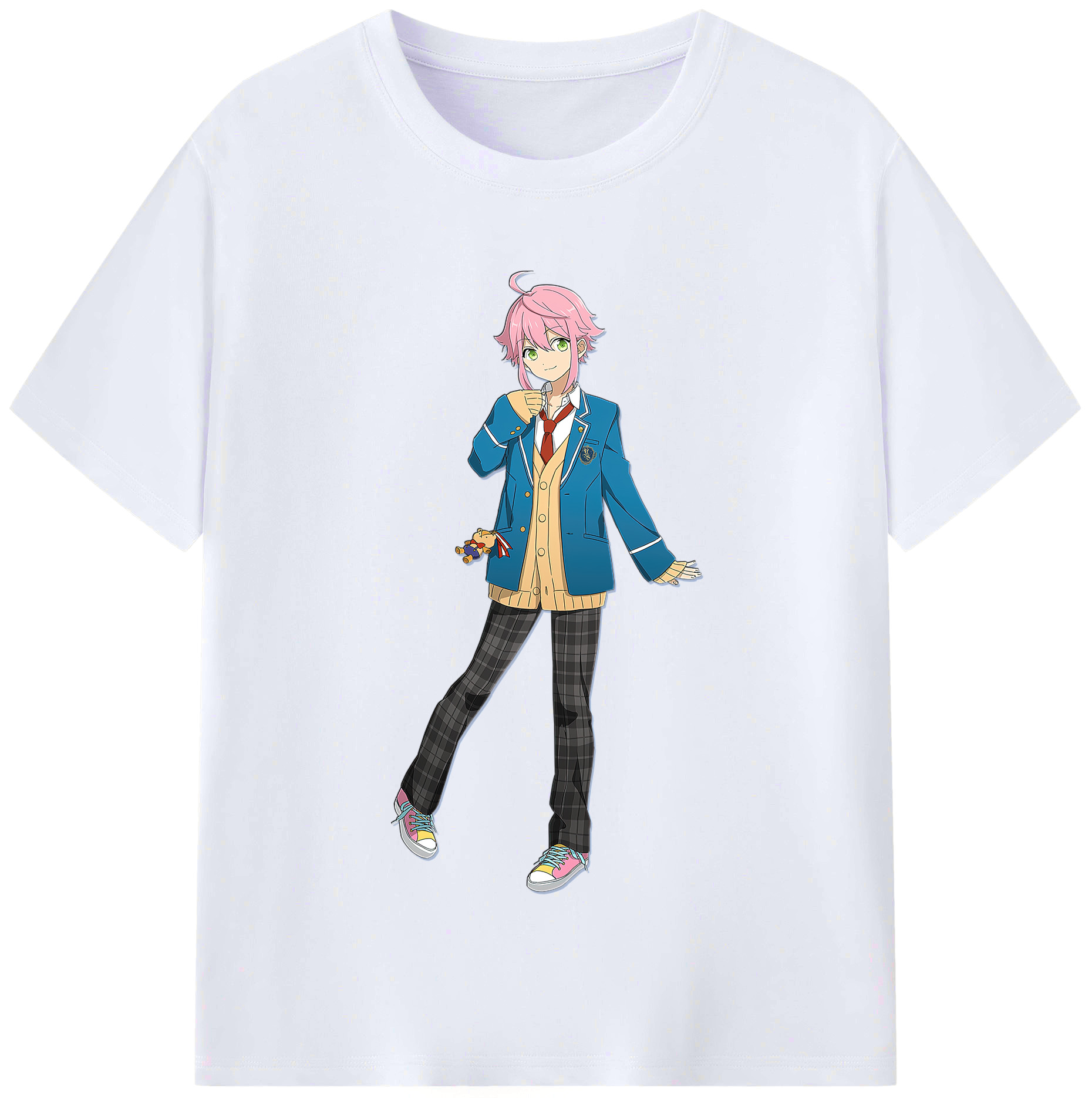 （画像用） あんさんぶるスターズ! Ensemble Stars レディースカジュアルプリントTシャツ（綿100％）