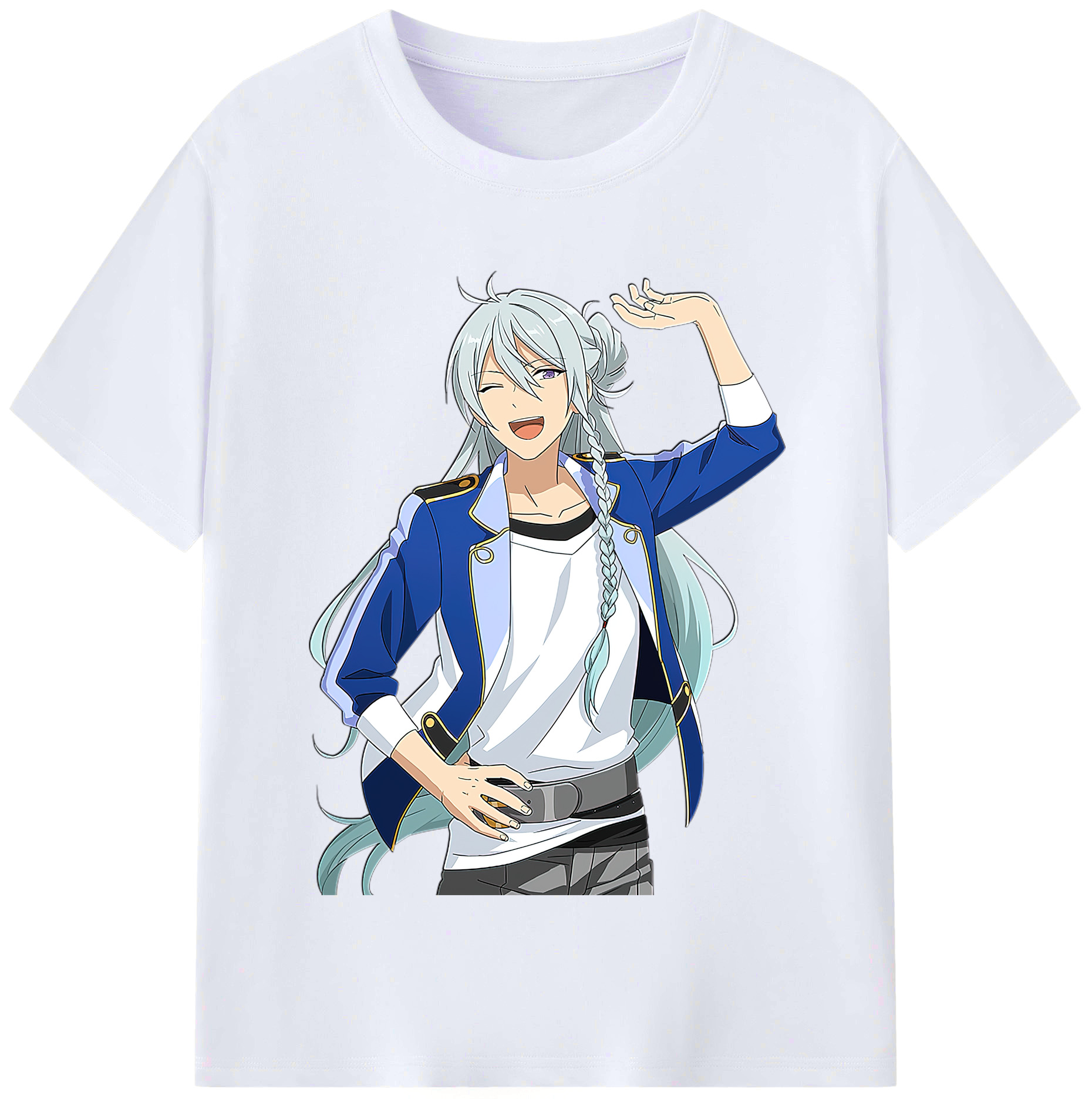 （画像用） あんさんぶるスターズ! Ensemble Stars レディースカジュアルプリントTシャツ（綿100％）