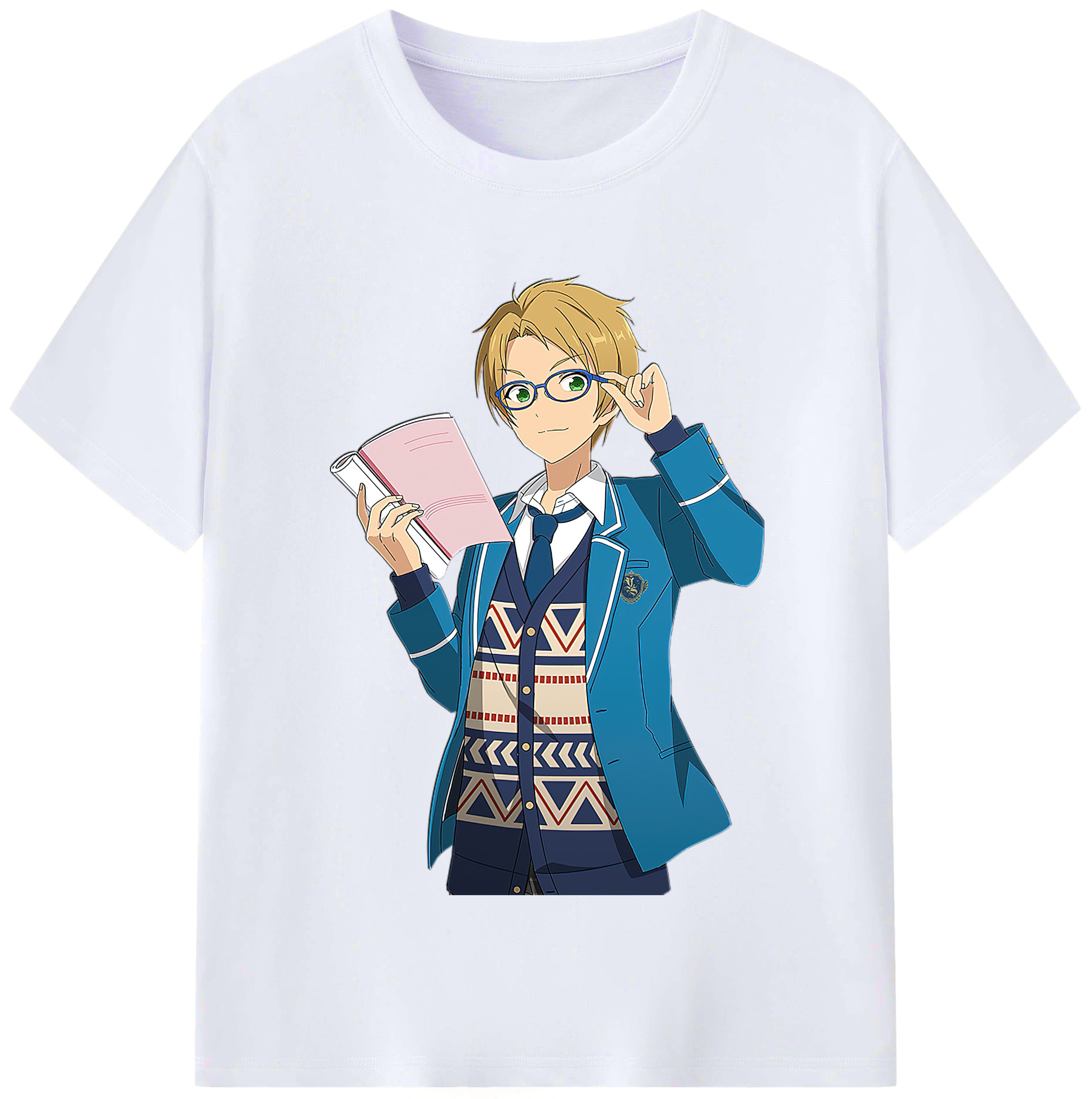 （画像用） あんさんぶるスターズ! Ensemble Stars レディースカジュアルプリントTシャツ（綿100％）