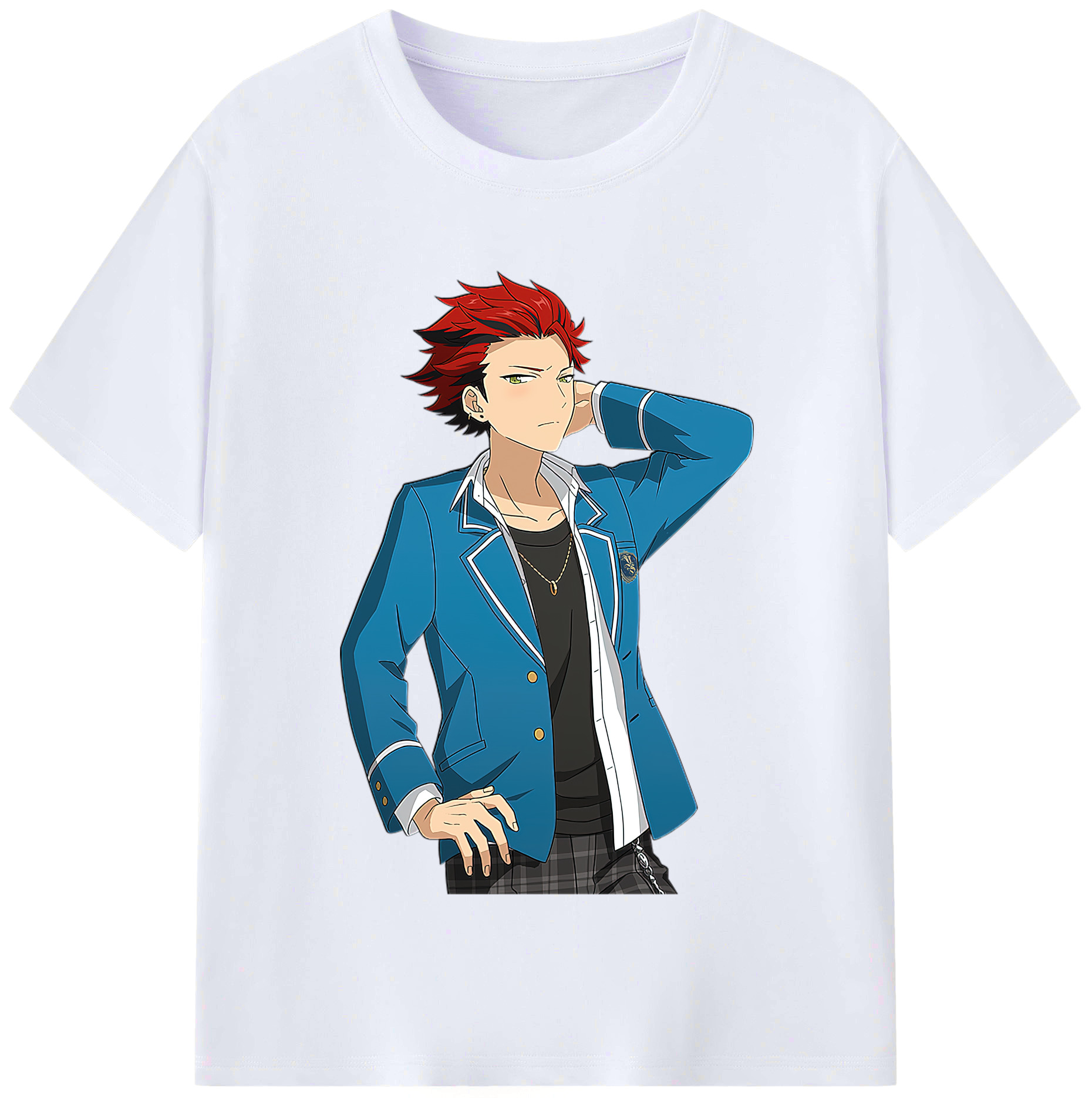 （画像用） あんさんぶるスターズ! Ensemble Stars レディースカジュアルプリントTシャツ（綿100％）