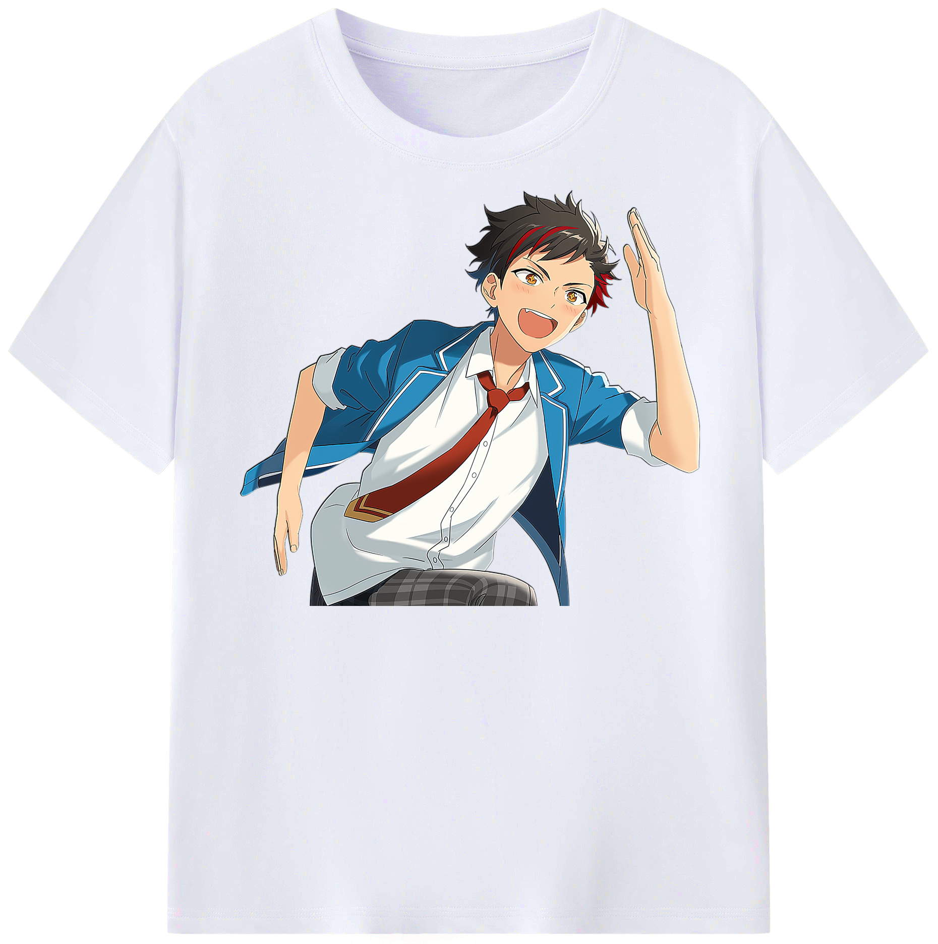 （画像用） あんさんぶるスターズ! Ensemble Stars レディースカジュアルプリントTシャツ（綿100％）