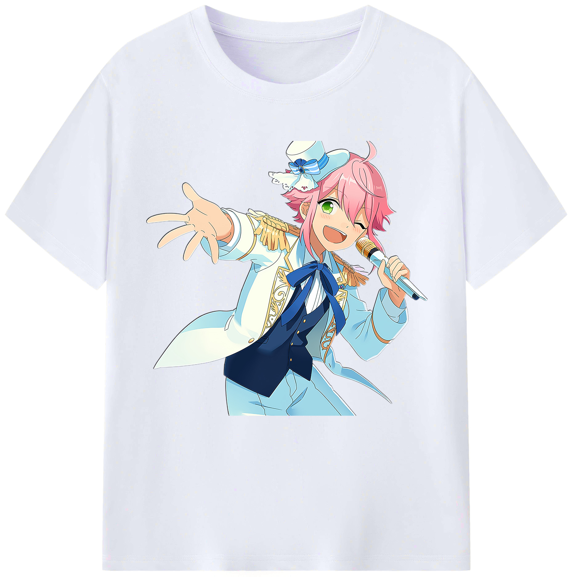 （画像用） あんさんぶるスターズ! Ensemble Stars レディースカジュアルプリントTシャツ（綿100％）