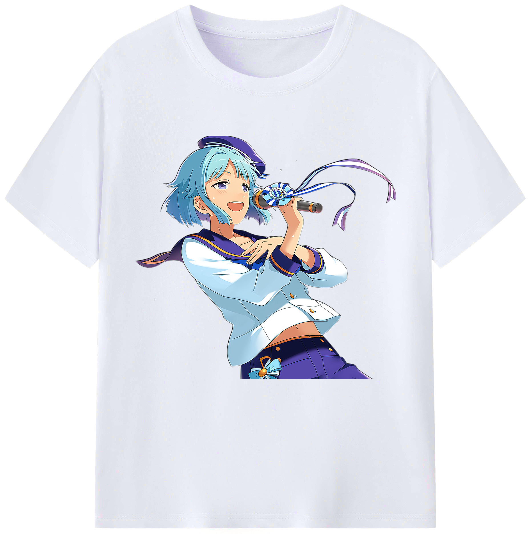 （画像用） あんさんぶるスターズ! Ensemble Stars レディースカジュアルプリントTシャツ（綿100％）
