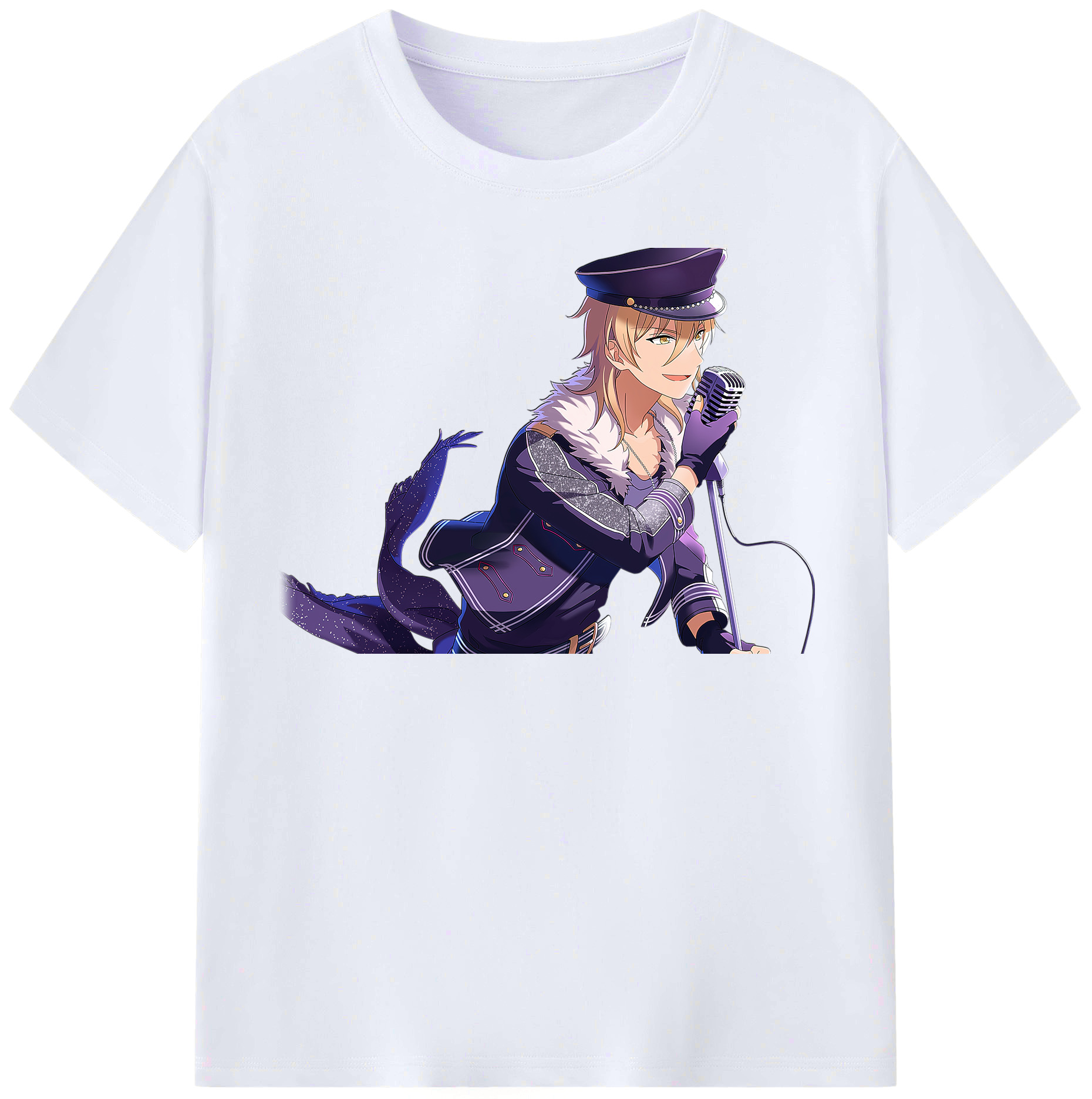（画像用） あんさんぶるスターズ! Ensemble Stars レディースカジュアルプリントTシャツ（綿100％）