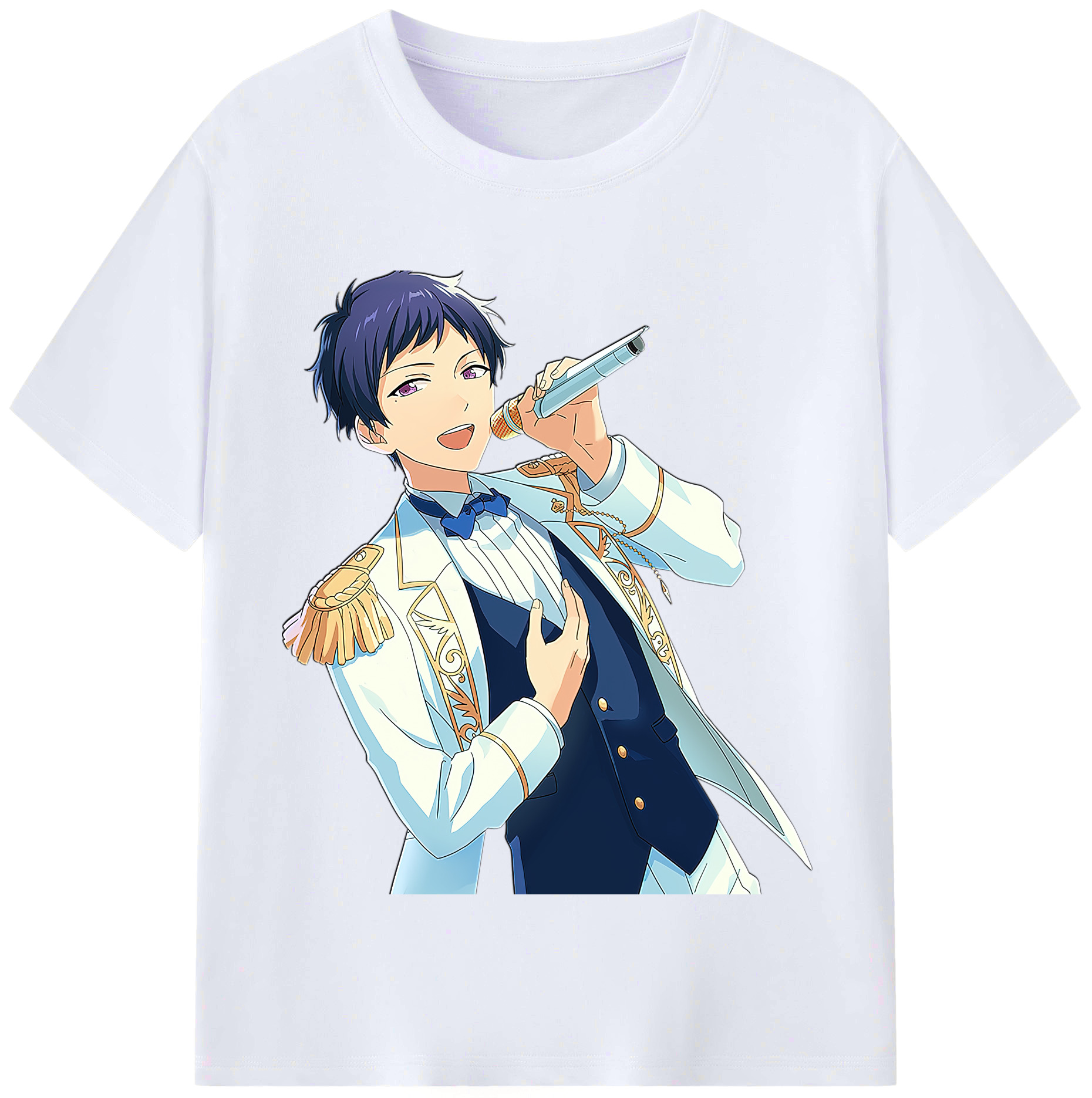 （画像用） あんさんぶるスターズ! Ensemble Stars レディースカジュアルプリントTシャツ（綿100％）