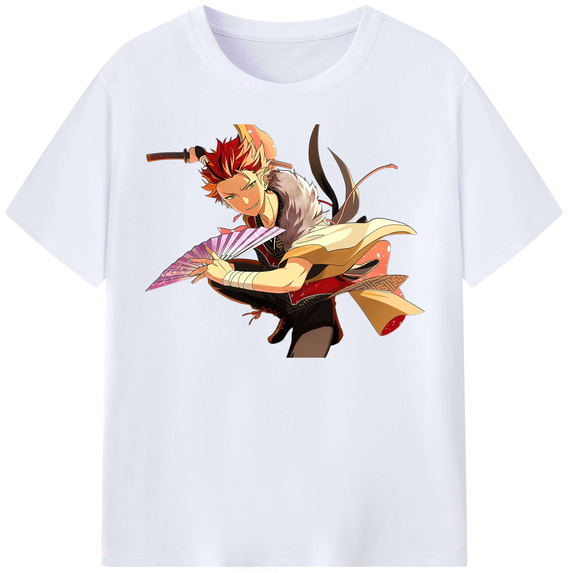 （画像用） あんさんぶるスターズ! Ensemble Stars レディースカジュアルプリントTシャツ（綿100％）