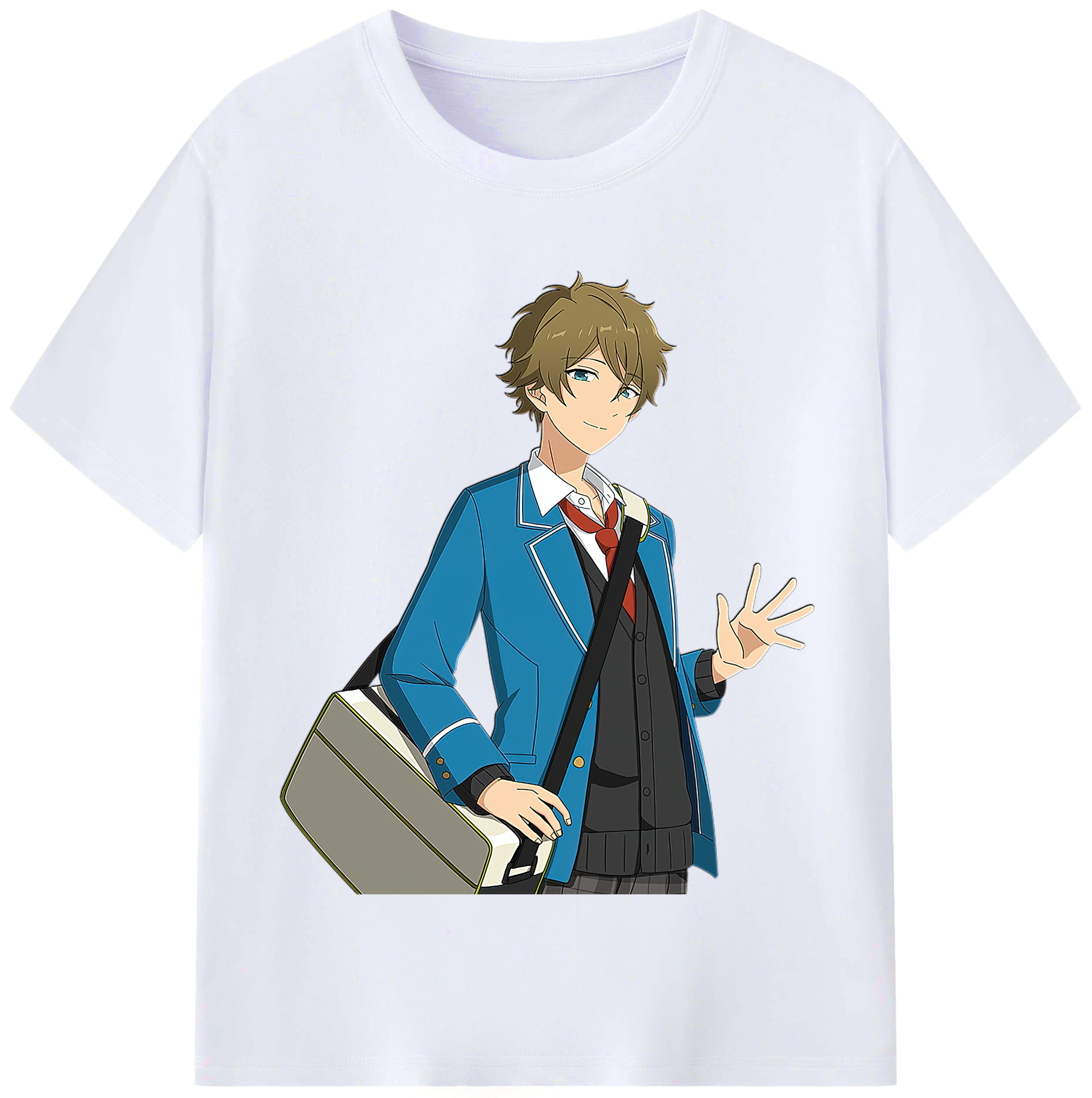 （画像用） あんさんぶるスターズ! Ensemble Stars レディースカジュアルプリントTシャツ（綿100％）