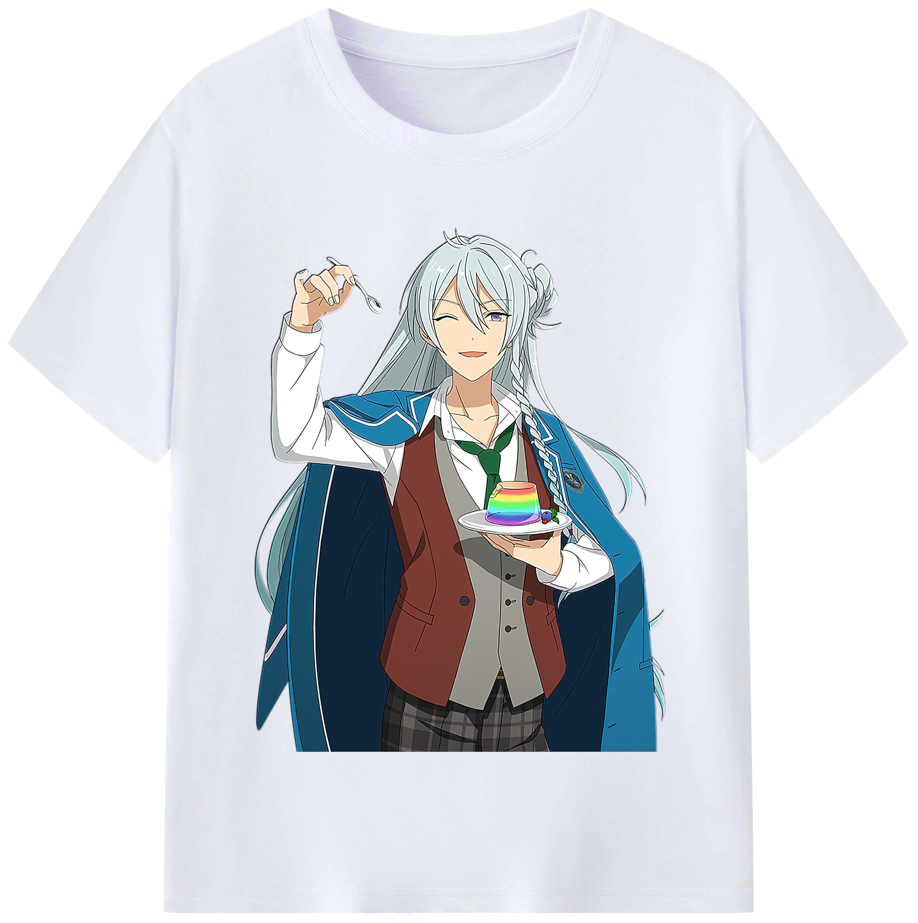 （画像用） あんさんぶるスターズ! Ensemble Stars レディースカジュアルプリントTシャツ（綿100％）