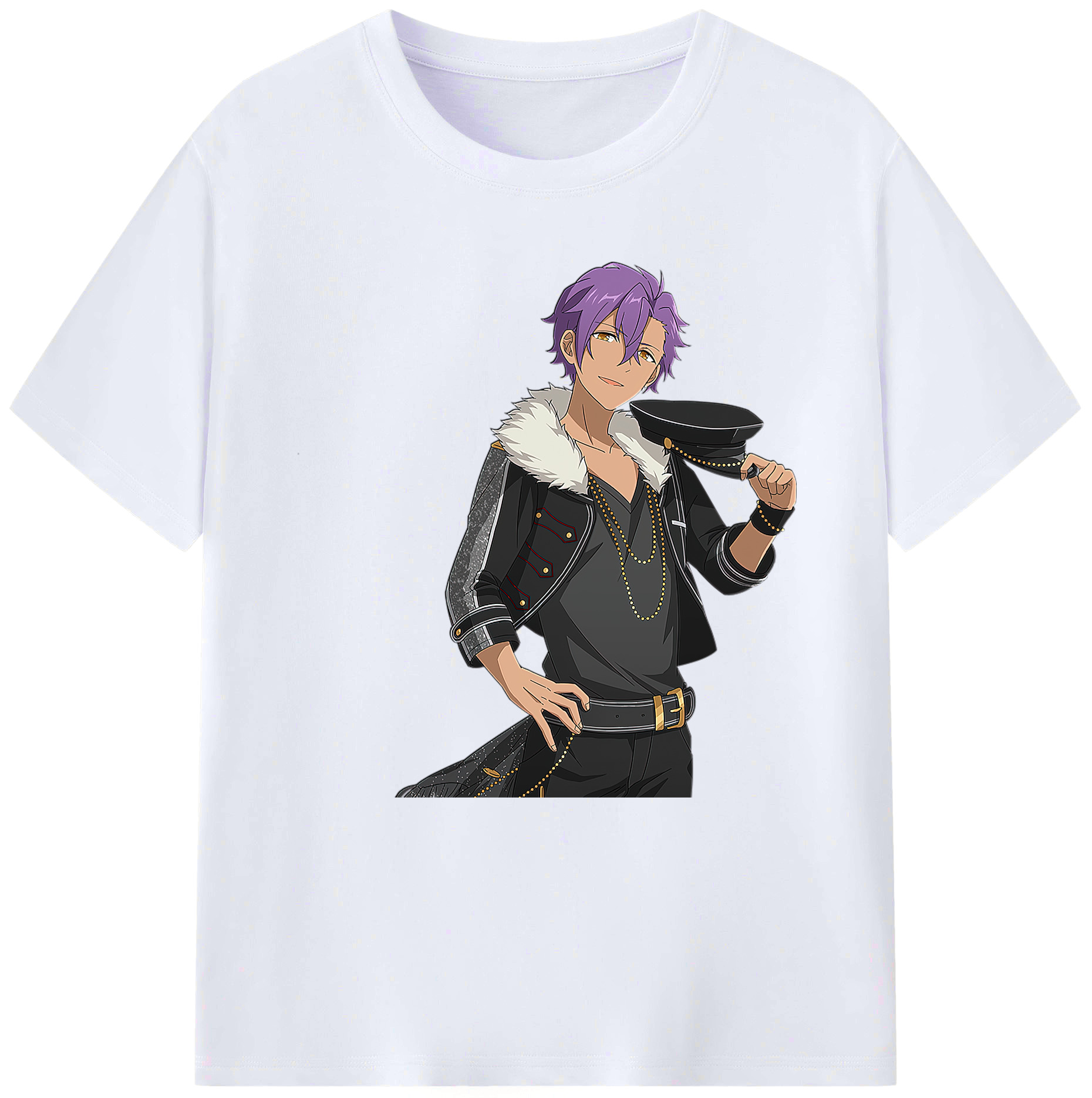 （画像用） あんさんぶるスターズ! Ensemble Stars レディースカジュアルプリントTシャツ（綿100％）