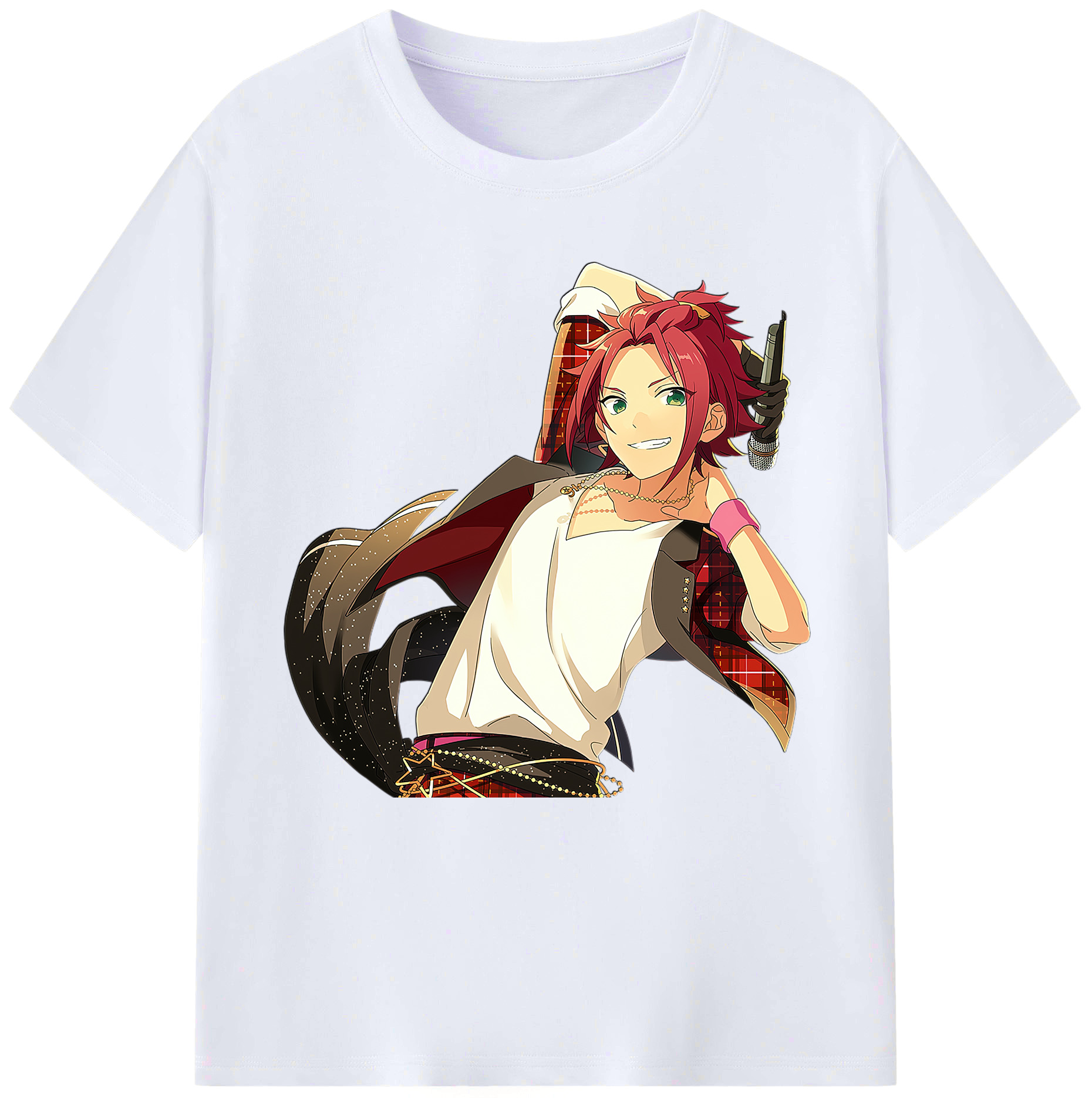 （画像用） あんさんぶるスターズ! Ensemble Stars レディースカジュアルプリントTシャツ（綿100％）