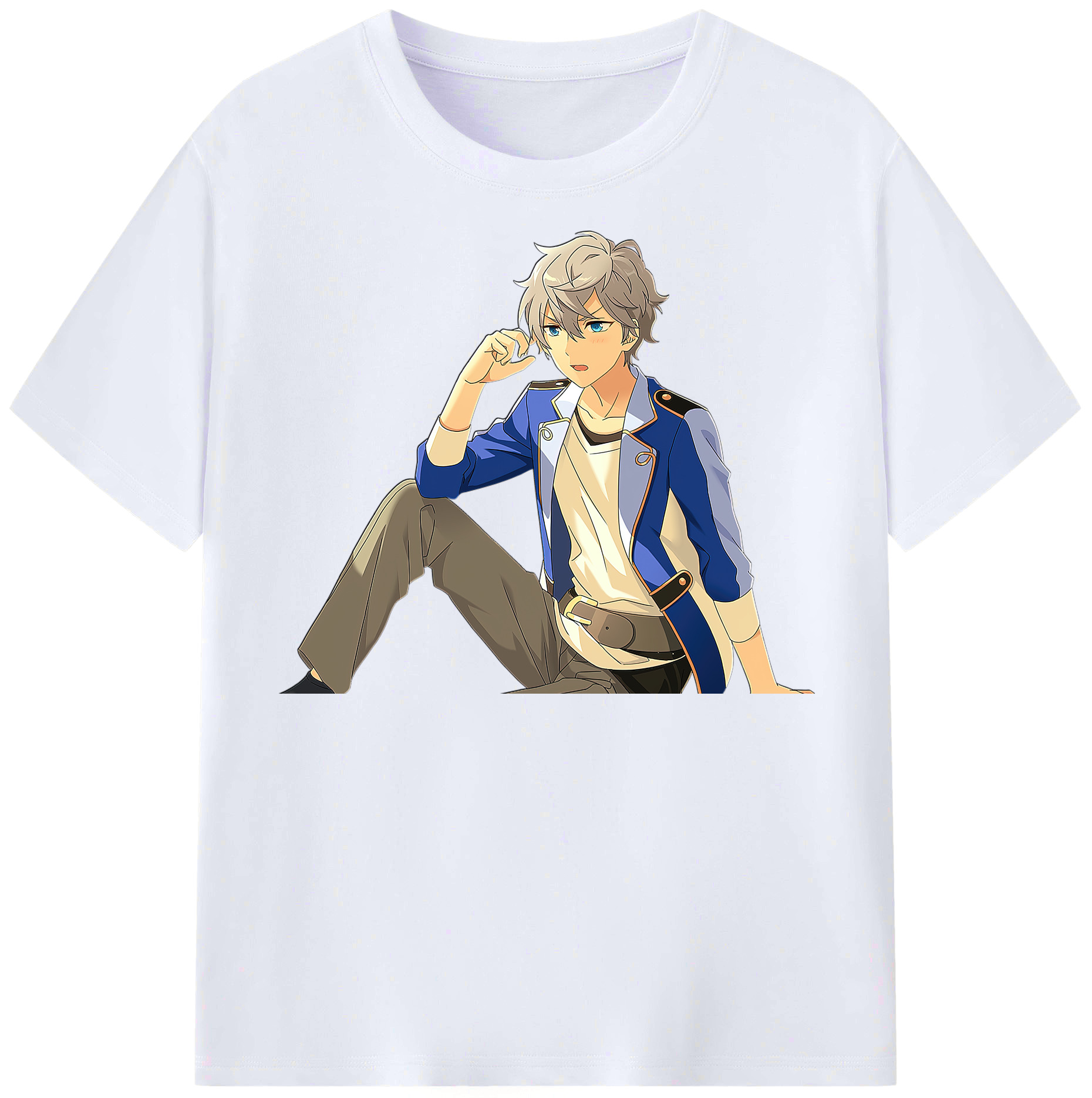 （画像用） あんさんぶるスターズ! Ensemble Stars レディースカジュアルプリントTシャツ（綿100％）