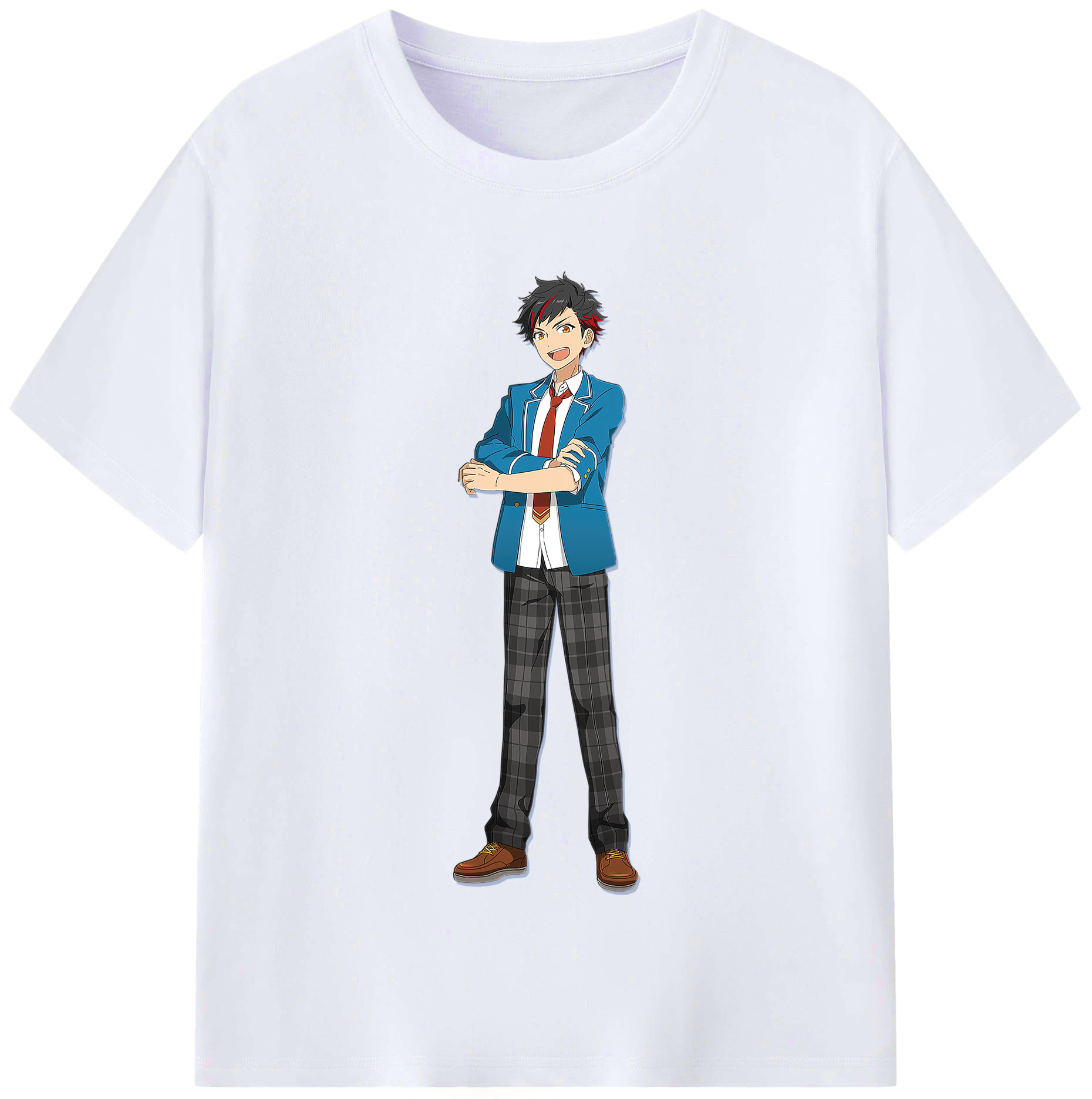 （画像用） あんさんぶるスターズ! Ensemble Stars レディースカジュアルプリントTシャツ（綿100％）