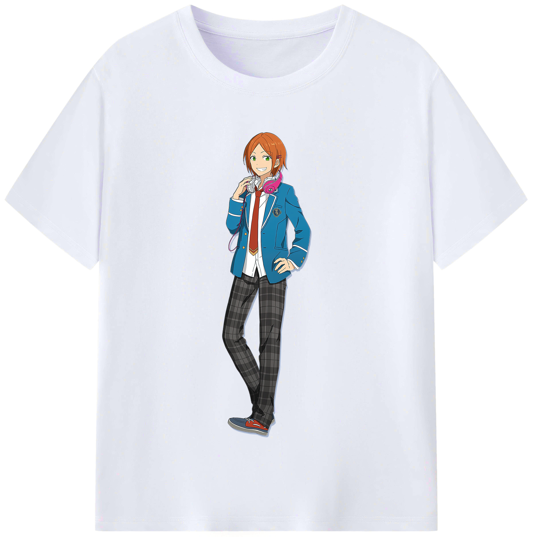 （画像用） あんさんぶるスターズ! Ensemble Stars レディースカジュアルプリントTシャツ（綿100％）