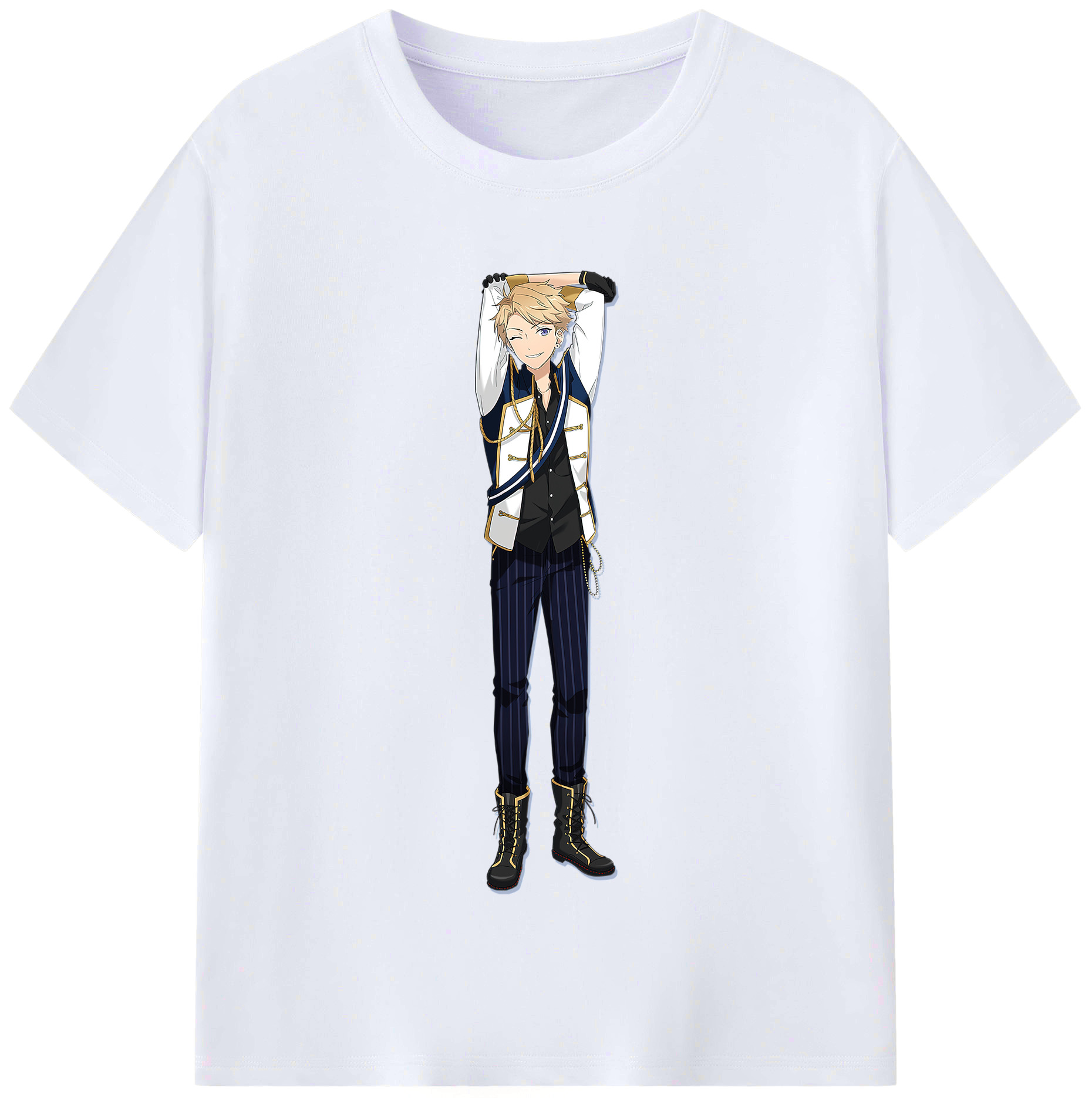 （画像用） あんさんぶるスターズ! Ensemble Stars レディースカジュアルプリントTシャツ（綿100％）