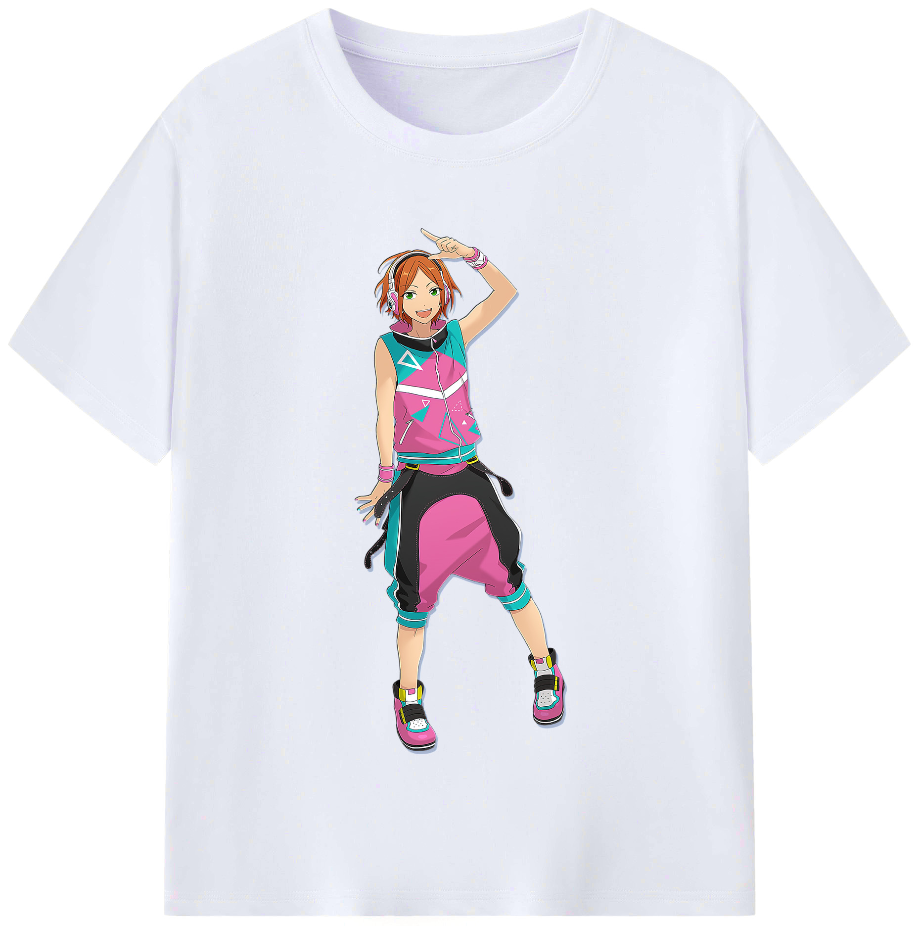 （画像用） あんさんぶるスターズ! Ensemble Stars レディースカジュアルプリントTシャツ（綿100％）