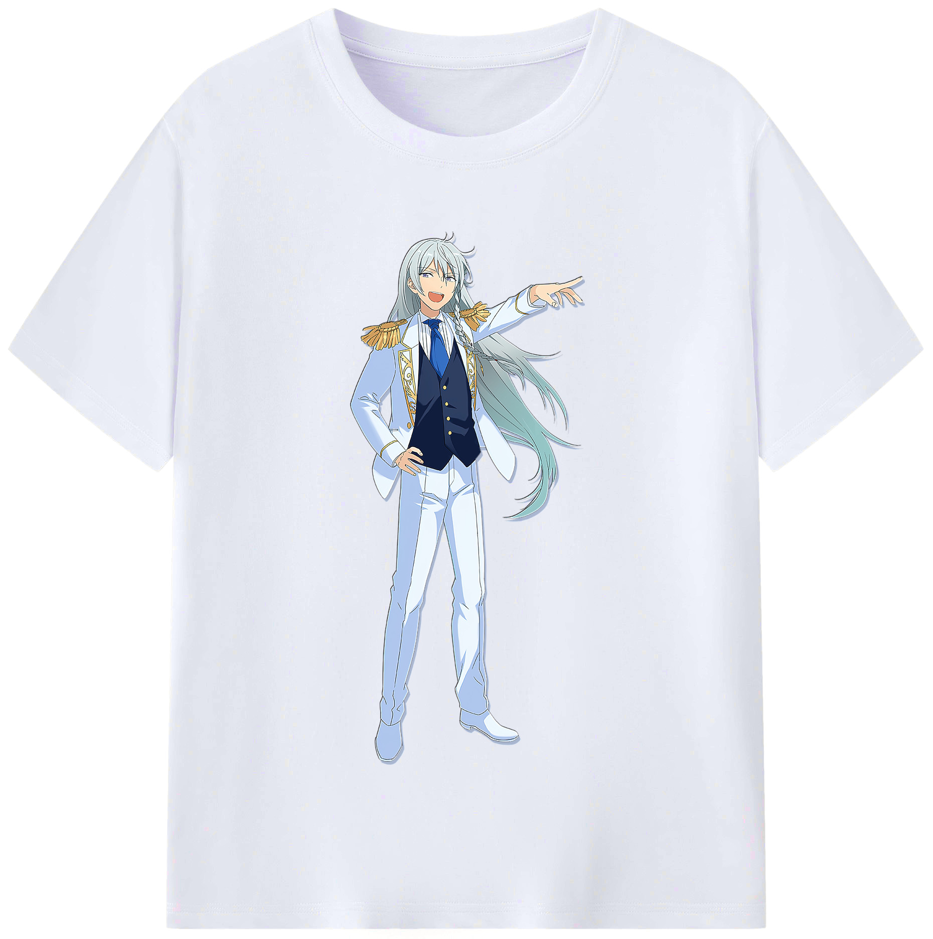 （画像用） あんさんぶるスターズ! Ensemble Stars レディースカジュアルプリントTシャツ（綿100％）