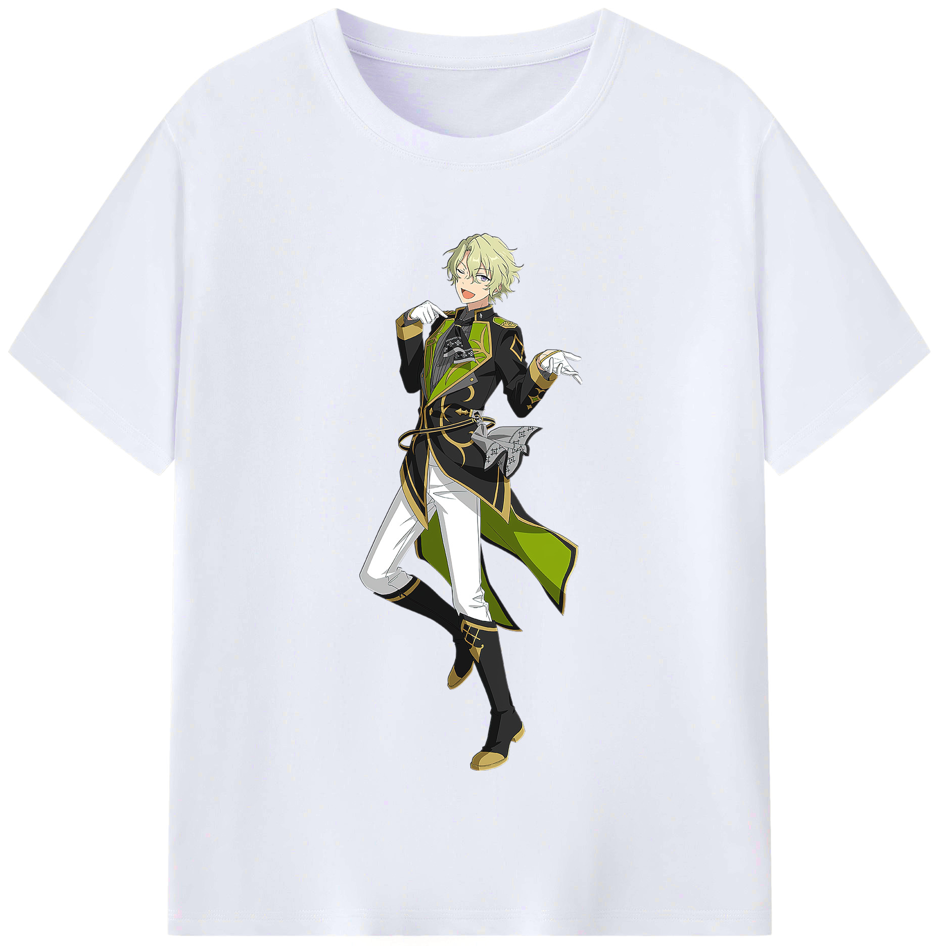 （画像用） あんさんぶるスターズ! Ensemble Stars レディースカジュアルプリントTシャツ（綿100％）