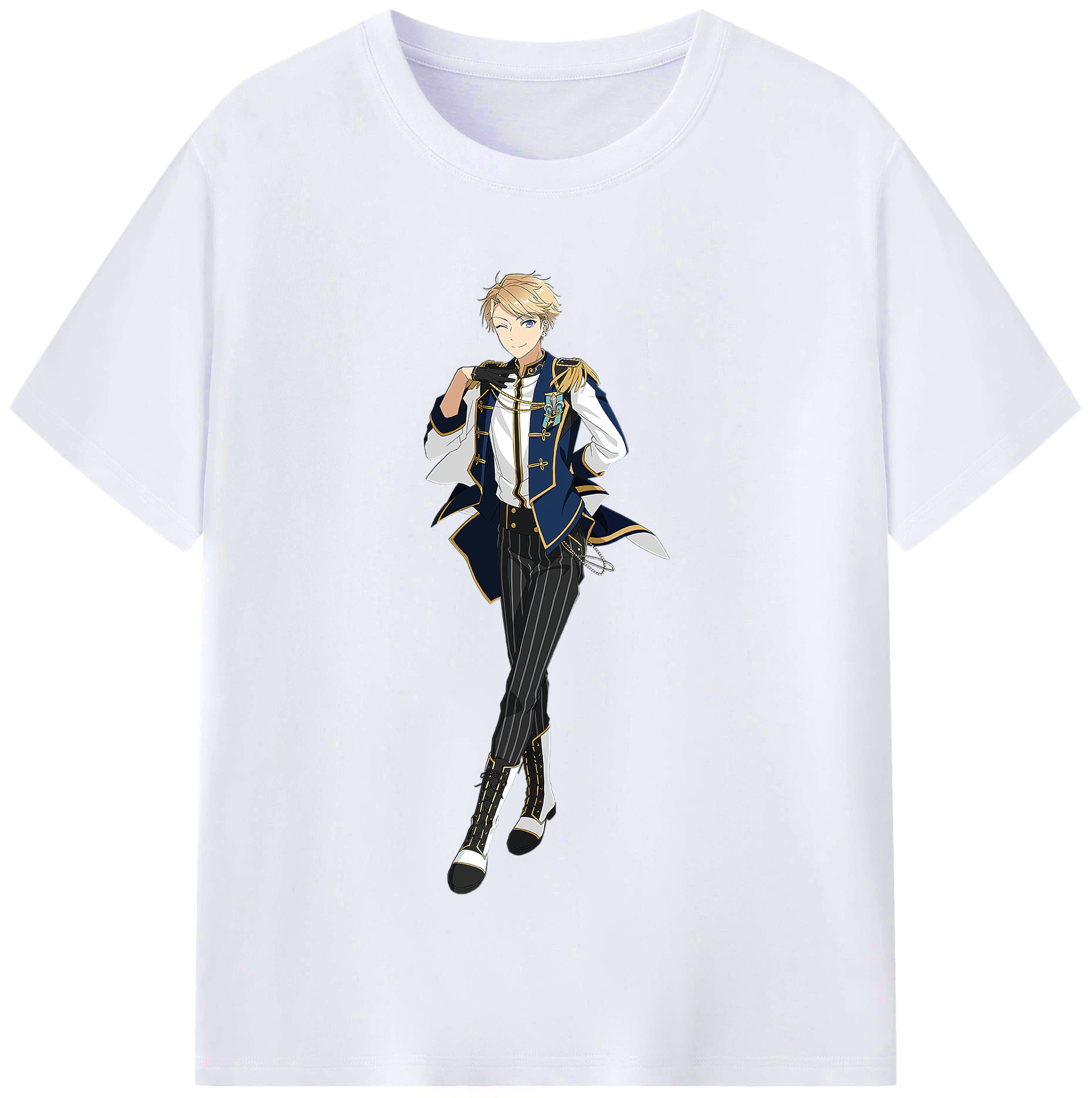 （画像用） あんさんぶるスターズ! Ensemble Stars レディースカジュアルプリントTシャツ（綿100％）