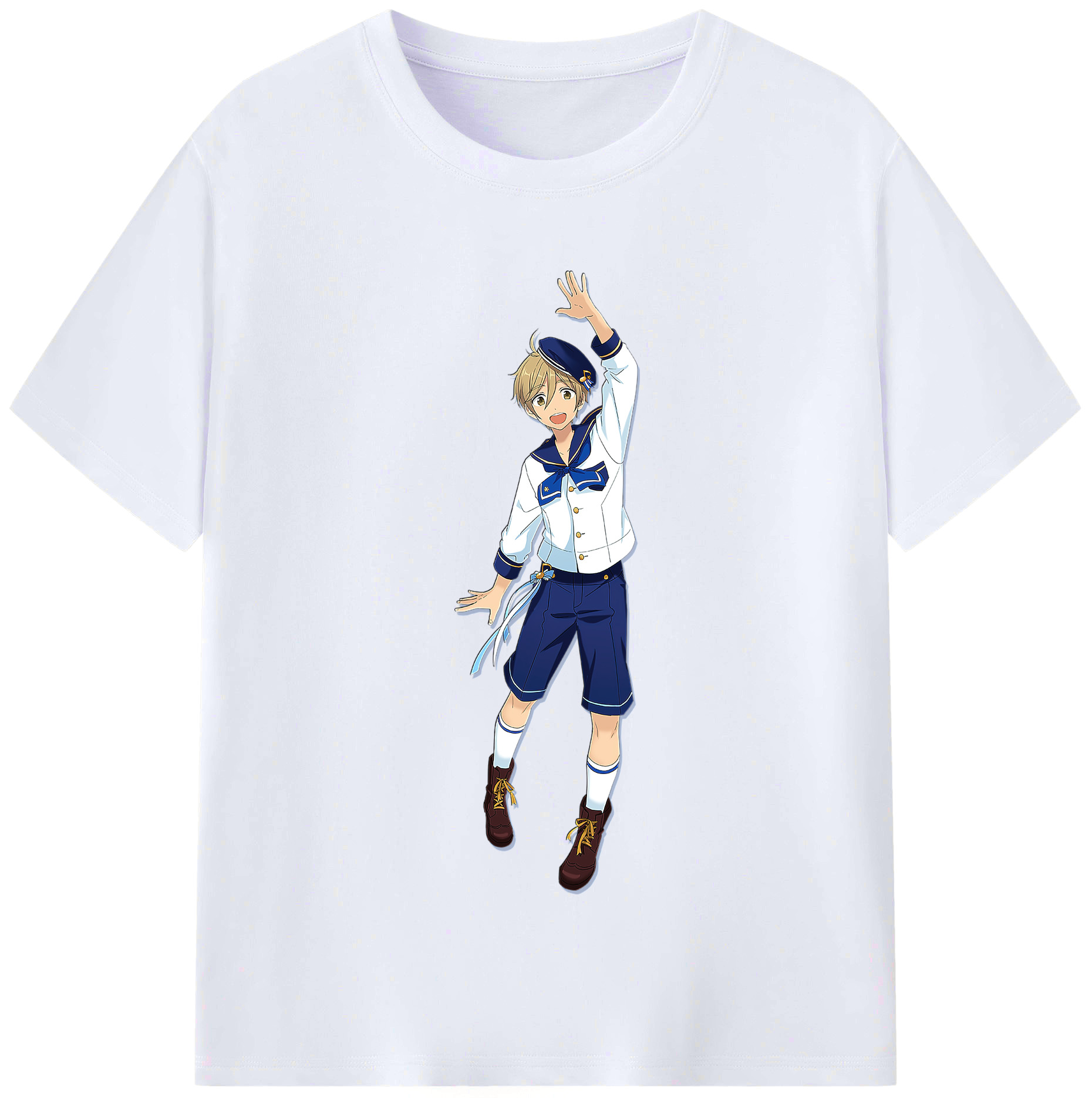 （画像用） あんさんぶるスターズ! Ensemble Stars レディースカジュアルプリントTシャツ（綿100％）