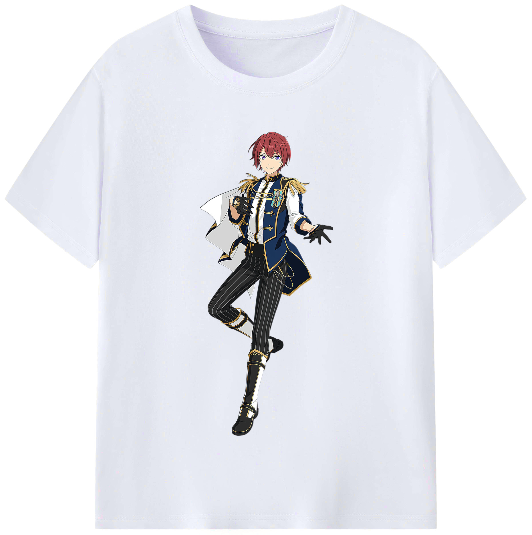 （画像用） あんさんぶるスターズ! Ensemble Stars レディースカジュアルプリントTシャツ（綿100％）