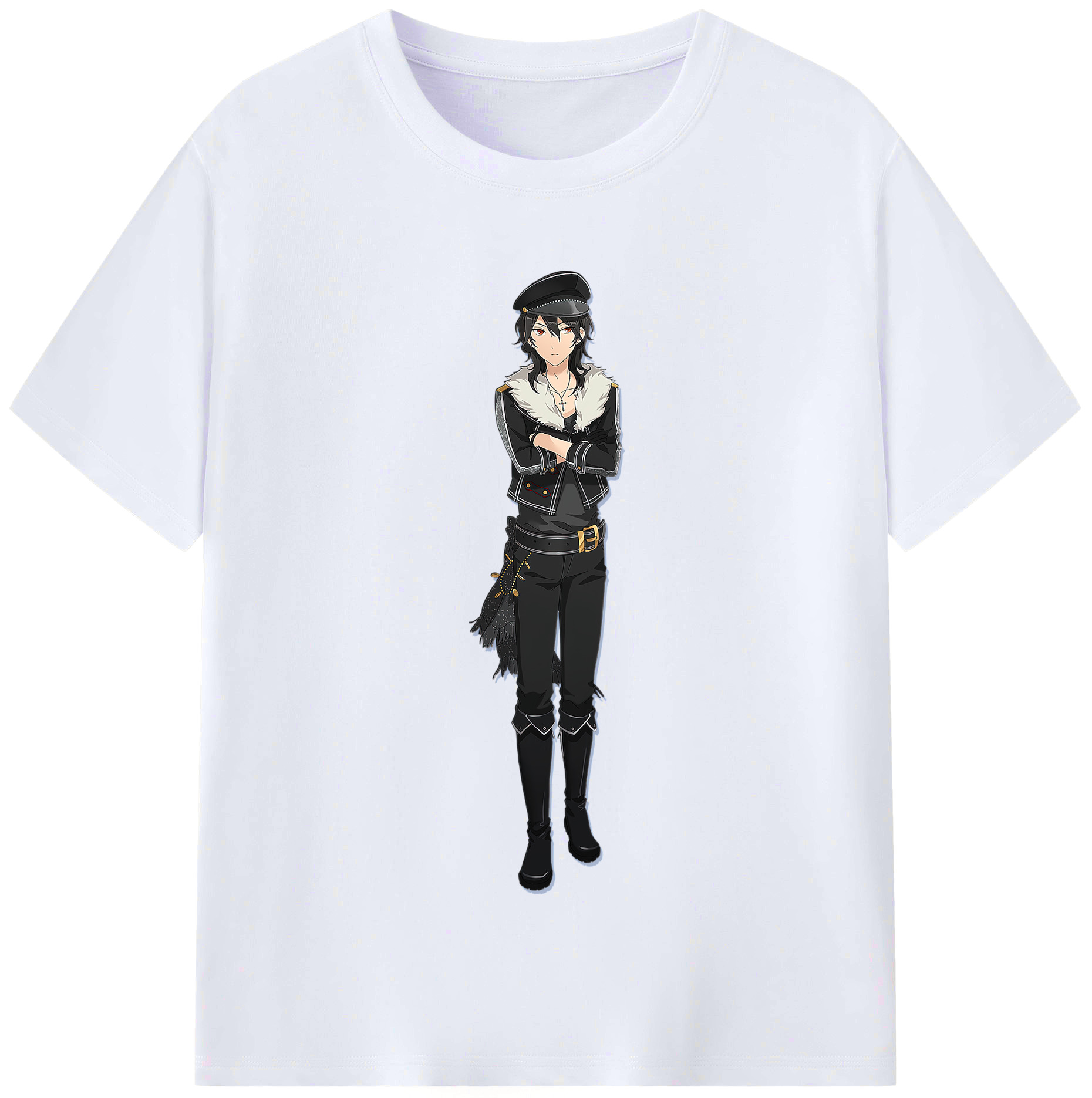 （画像用） あんさんぶるスターズ! Ensemble Stars レディースカジュアルプリントTシャツ（綿100％）