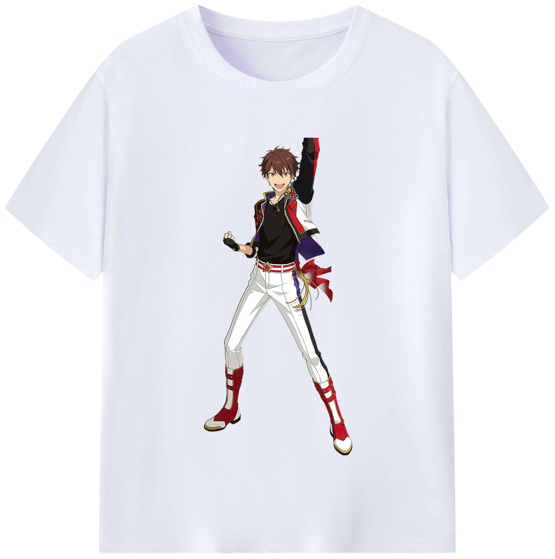 （画像用） あんさんぶるスターズ! Ensemble Stars レディースカジュアルプリントTシャツ（綿100％）