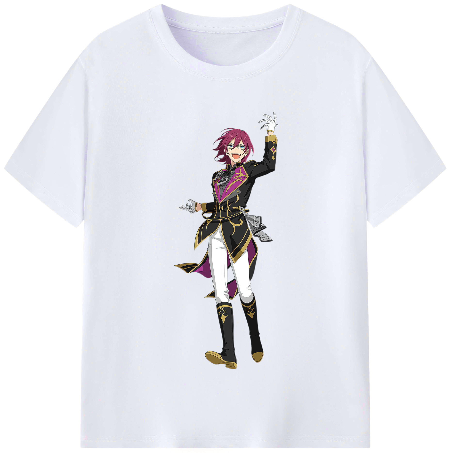 （画像用） あんさんぶるスターズ! Ensemble Stars レディースカジュアルプリントTシャツ（綿100％）