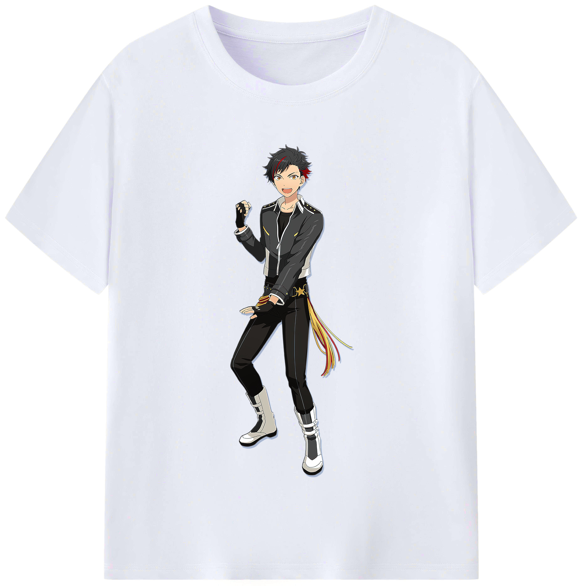 （画像用） あんさんぶるスターズ! Ensemble Stars レディースカジュアルプリントTシャツ（綿100％）