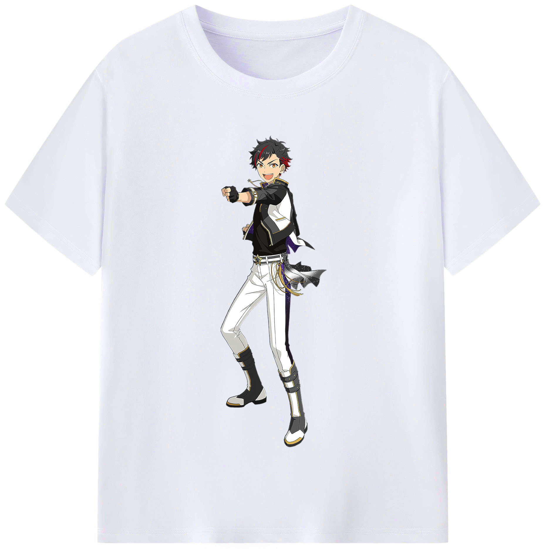 （画像用） あんさんぶるスターズ! Ensemble Stars レディースカジュアルプリントTシャツ（綿100％）