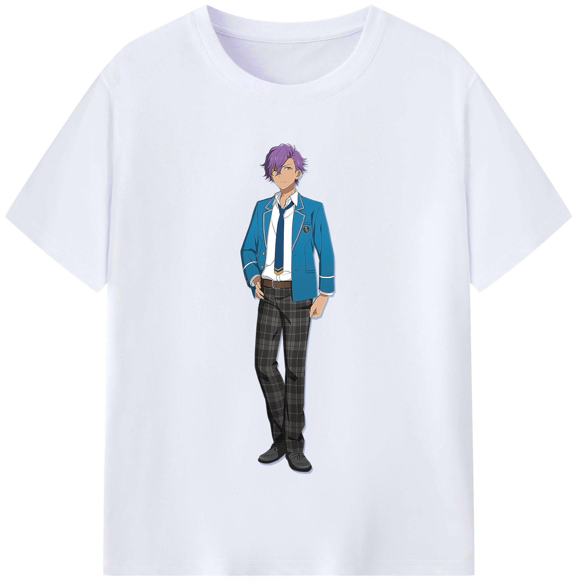 （画像用） あんさんぶるスターズ! Ensemble Stars レディースカジュアルプリントTシャツ（綿100％）