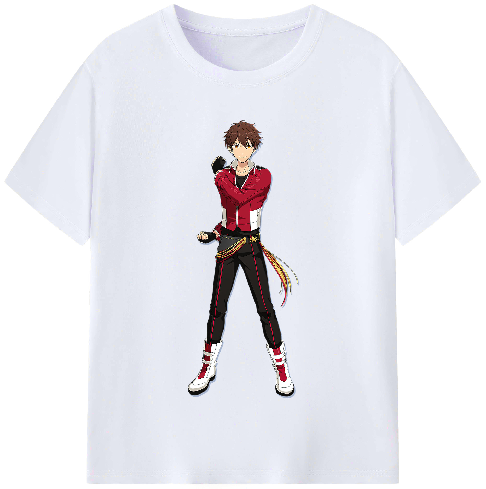 （画像用） あんさんぶるスターズ! Ensemble Stars レディースカジュアルプリントTシャツ（綿100％）