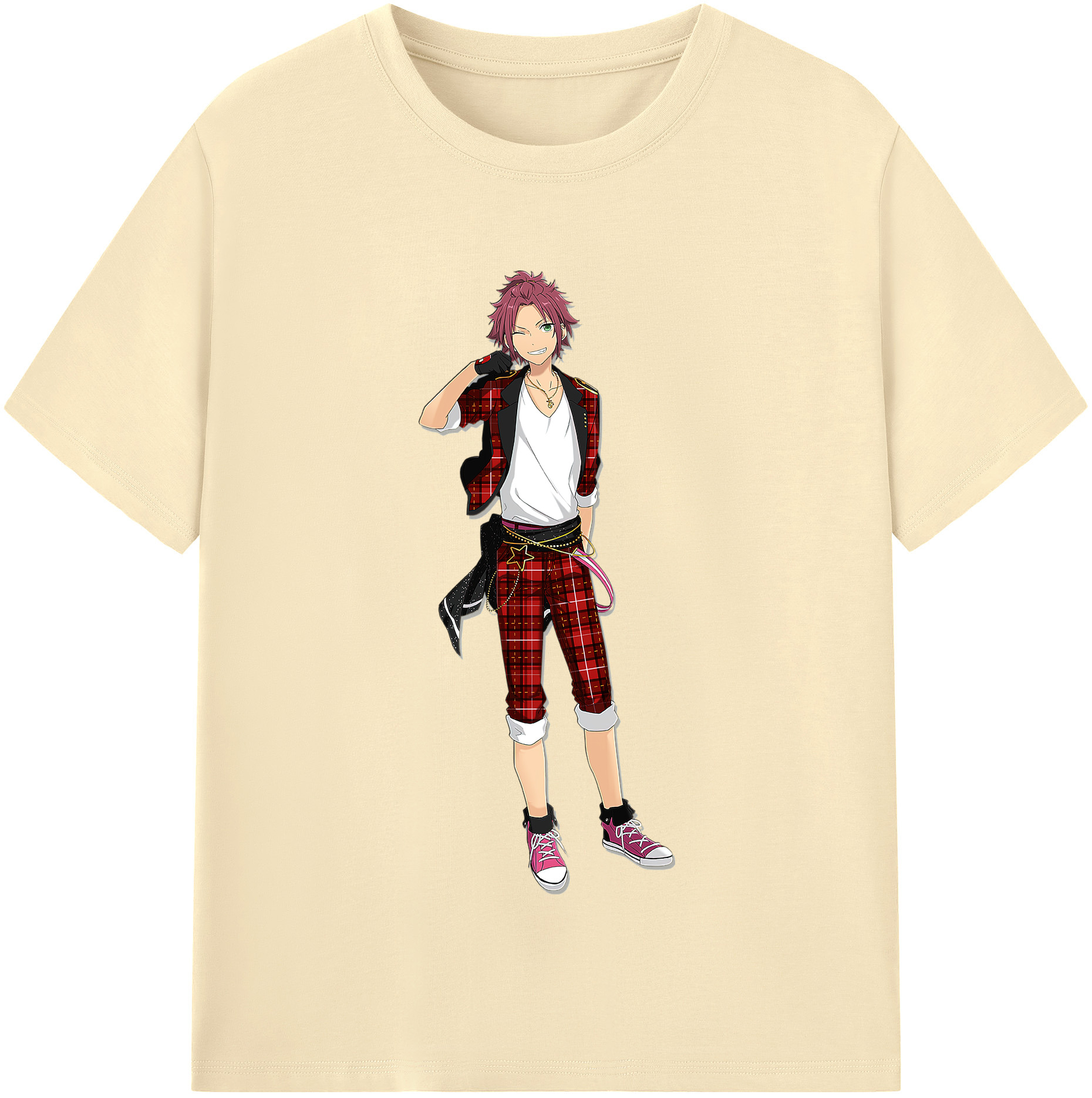 （画像用） あんさんぶるスターズ! Ensemble Stars 綿100％半袖Tシャツ（フロントプリント）