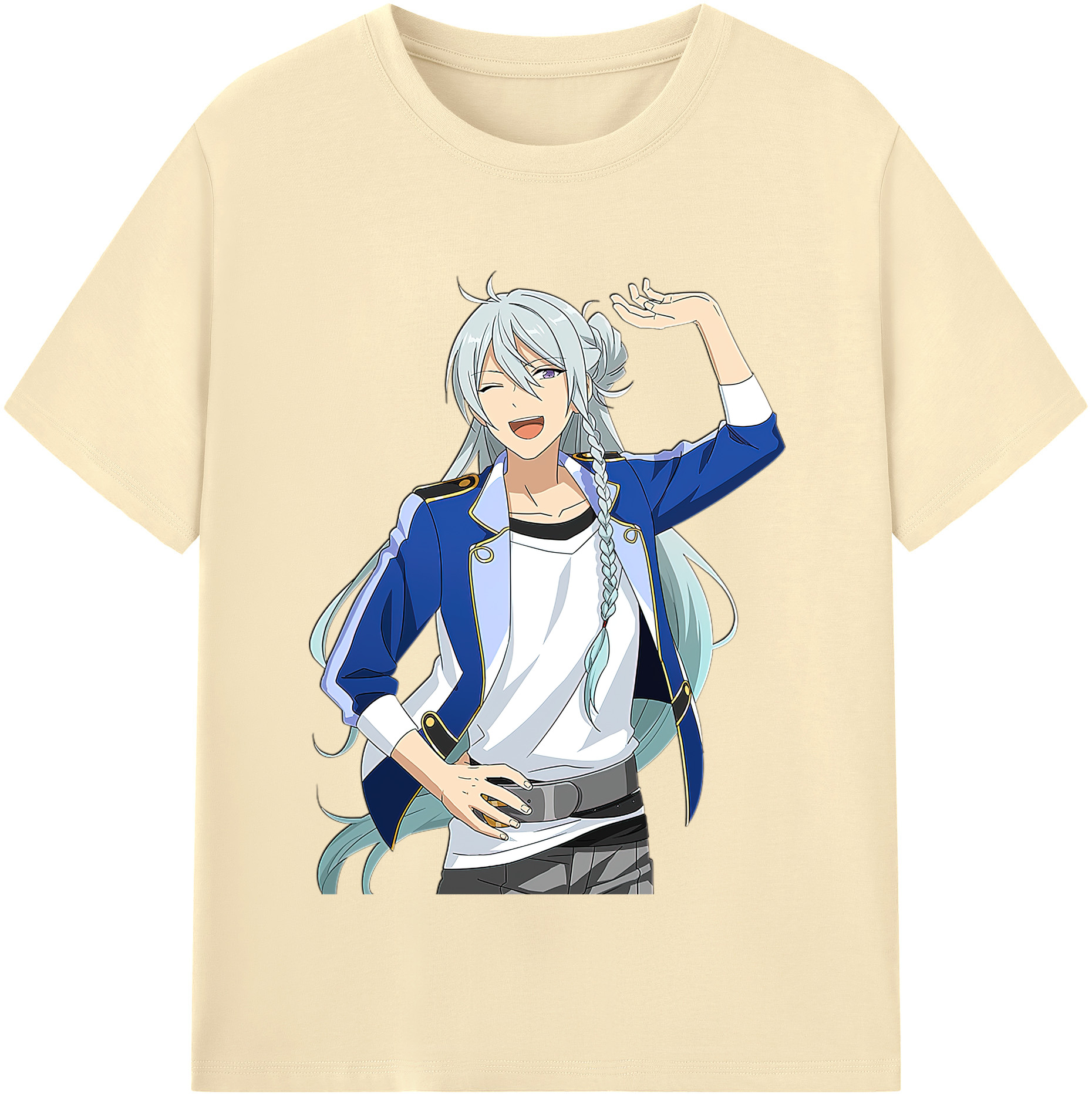 （画像用） あんさんぶるスターズ! Ensemble Stars 綿100％半袖Tシャツ（フロントプリント）