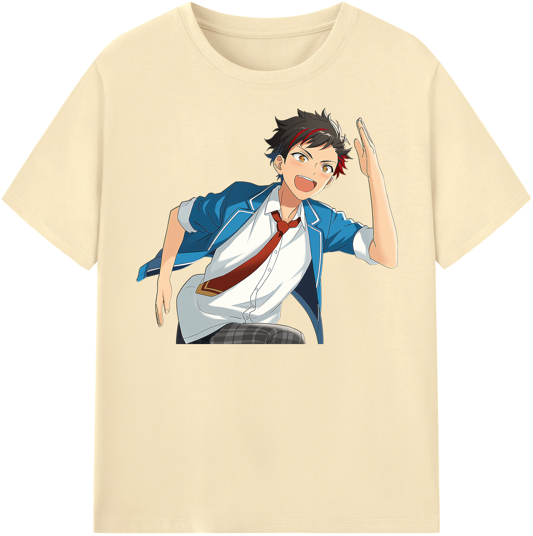 （画像用） あんさんぶるスターズ! Ensemble Stars 綿100％半袖Tシャツ（フロントプリント）