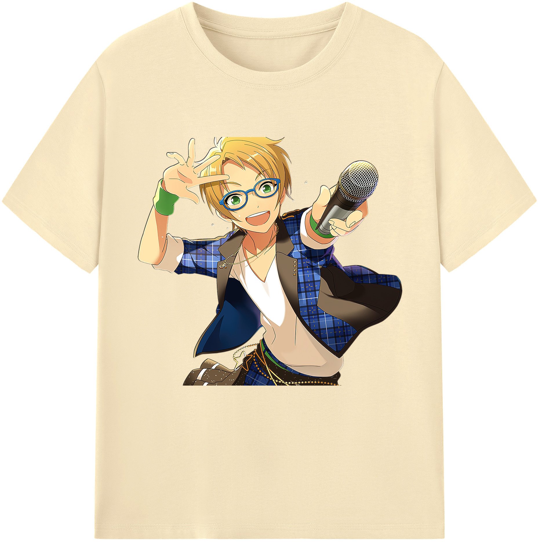 （画像用） あんさんぶるスターズ! Ensemble Stars 綿100％半袖Tシャツ（フロントプリント）