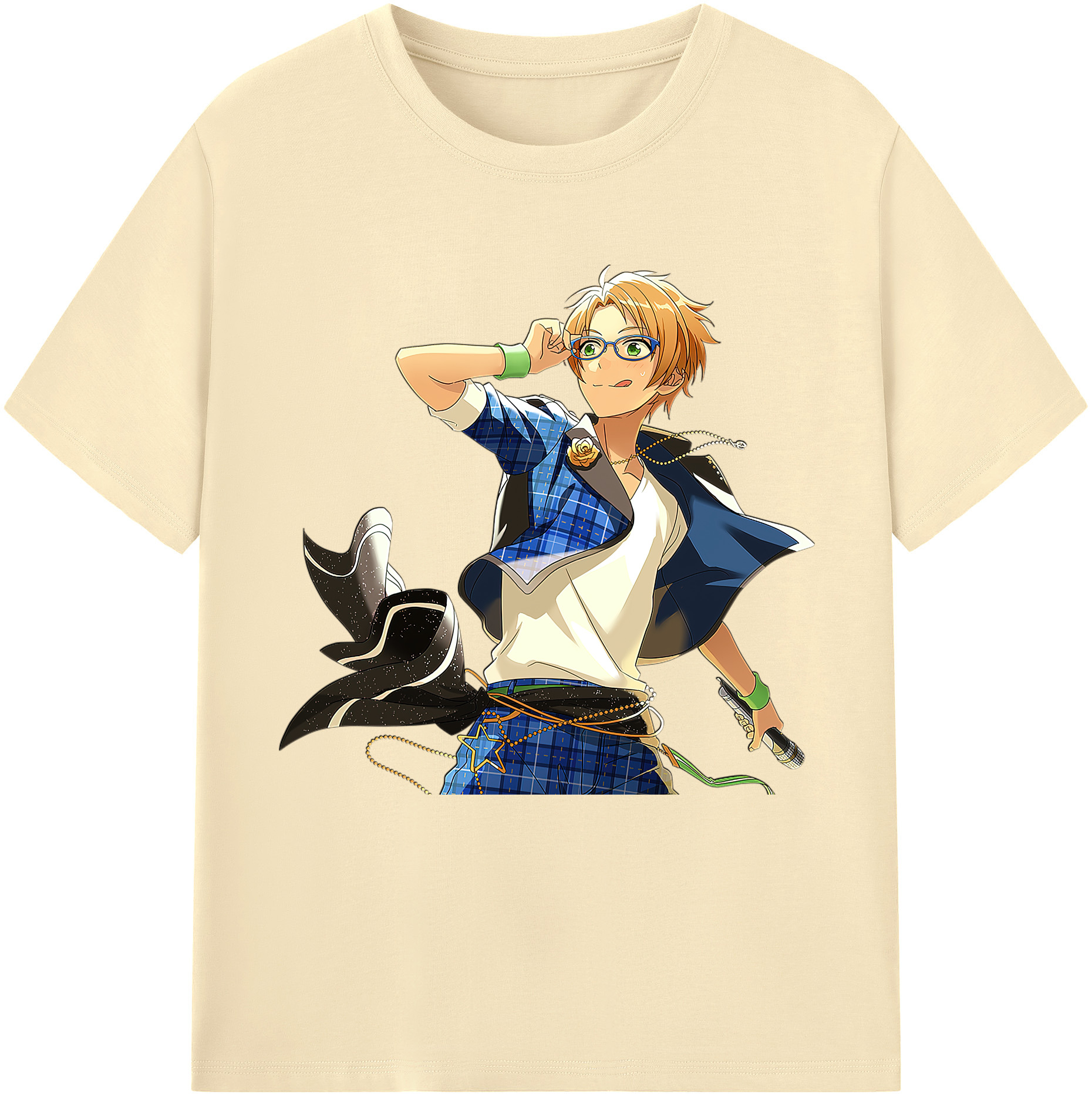 （画像用） あんさんぶるスターズ! Ensemble Stars 綿100％半袖Tシャツ（フロントプリント）