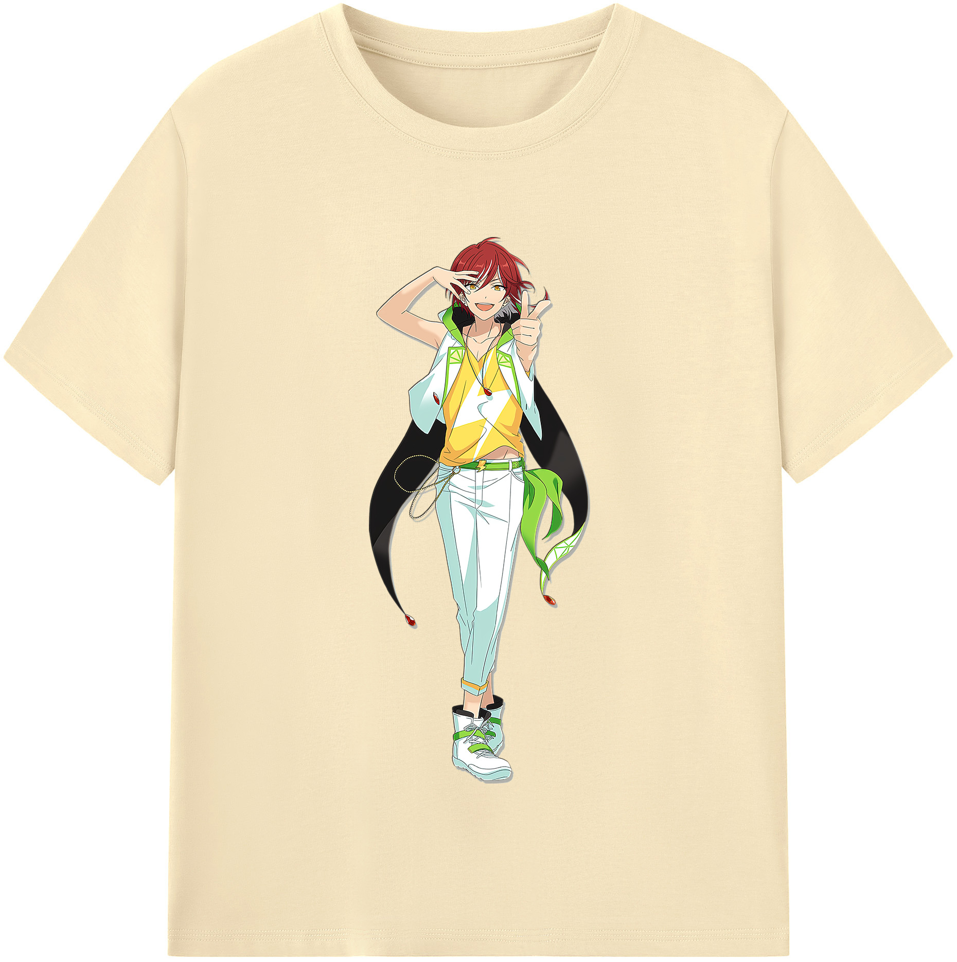 （画像用） あんさんぶるスターズ! Ensemble Stars 綿100％半袖Tシャツ（フロントプリント）