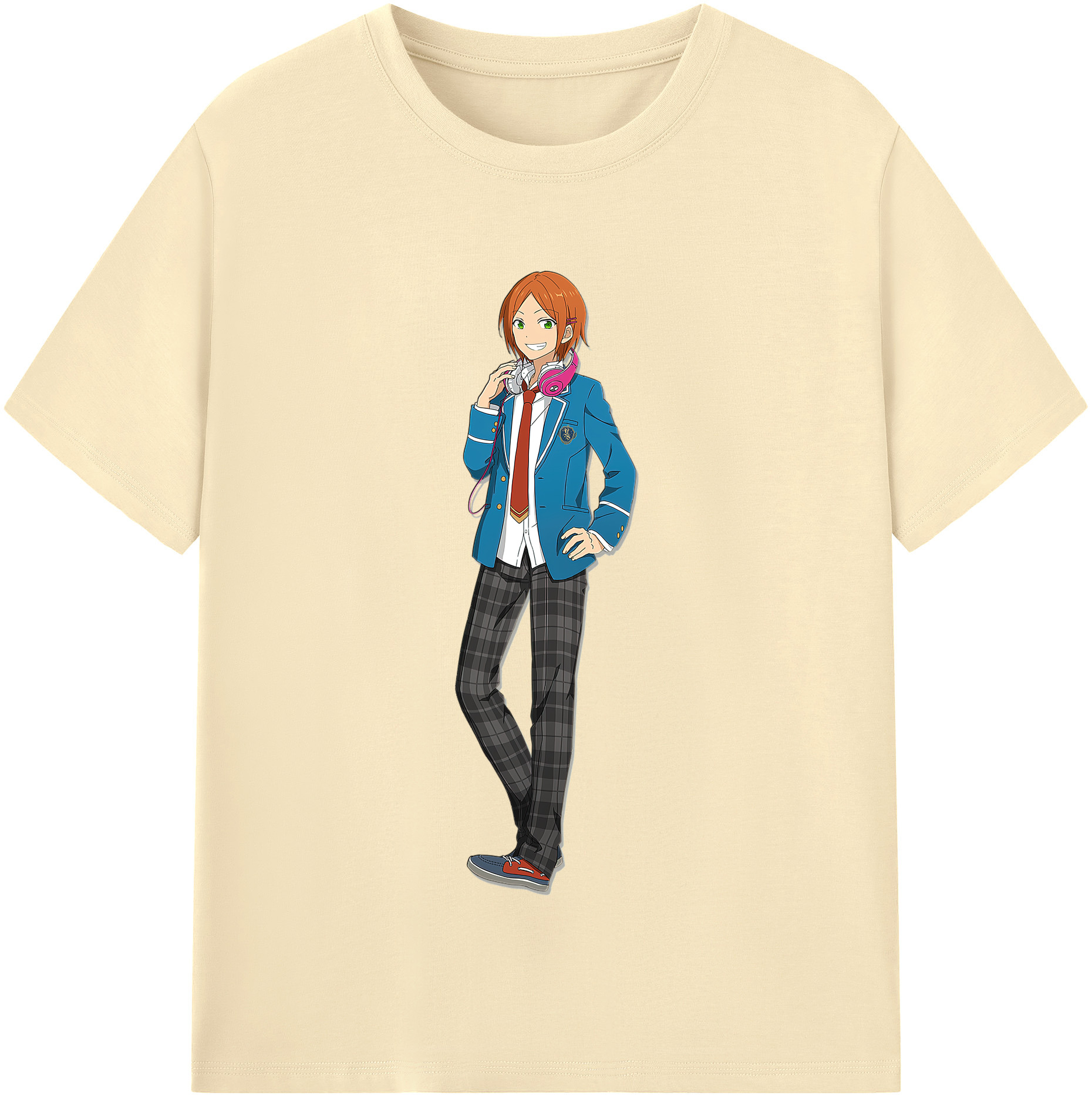 （画像用） あんさんぶるスターズ! Ensemble Stars 綿100％半袖Tシャツ（フロントプリント）