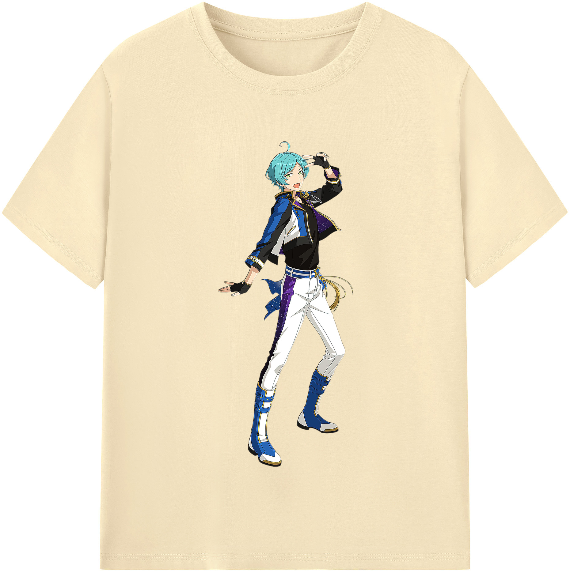 （画像用） あんさんぶるスターズ! Ensemble Stars 綿100％半袖Tシャツ（フロントプリント）