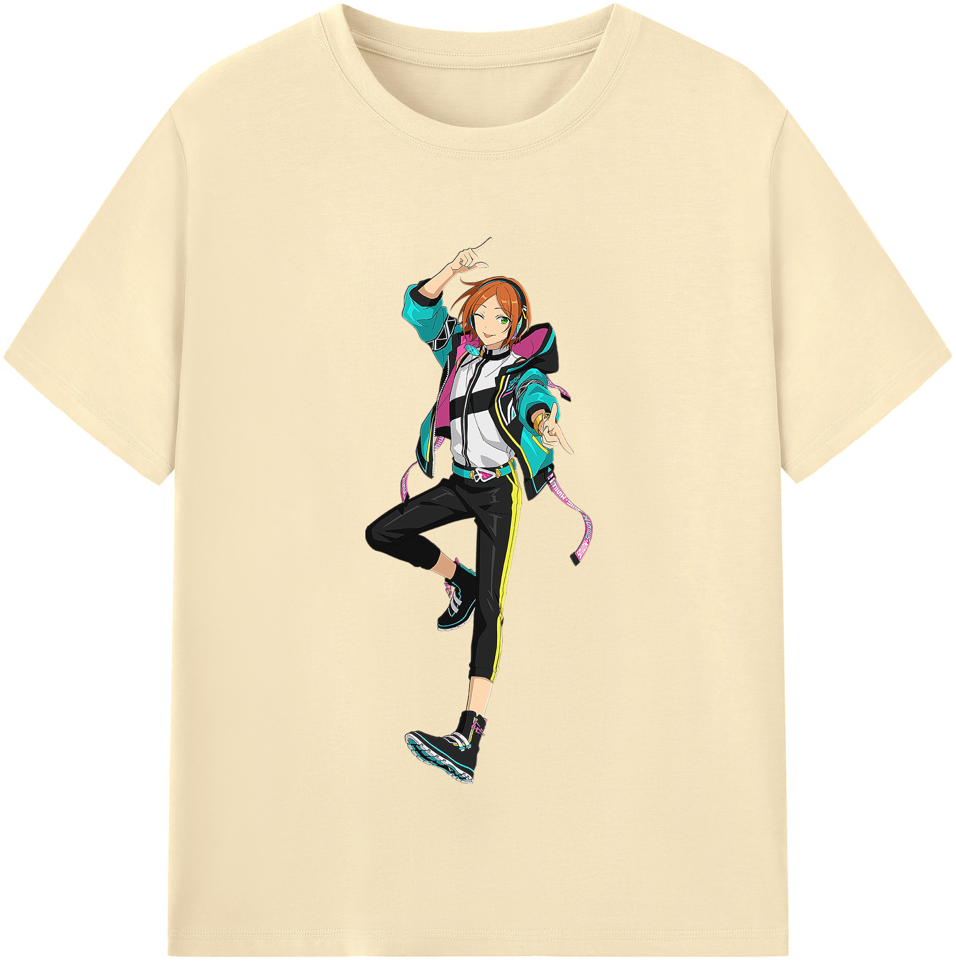 （画像用） あんさんぶるスターズ! Ensemble Stars 綿100％半袖Tシャツ（フロントプリント）