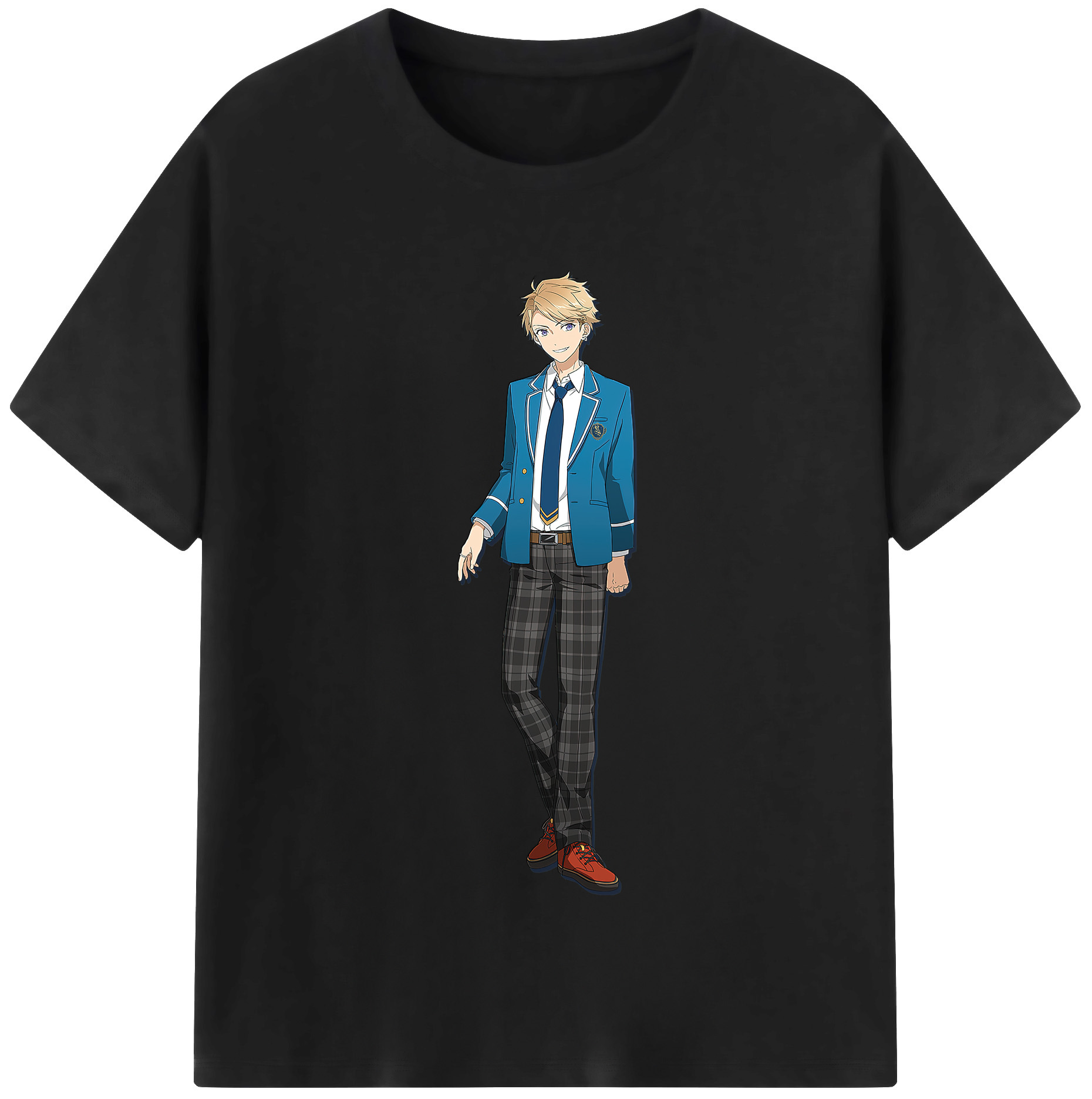 （画像用） あんさんぶるスターズ! Ensemble Stars 綿100％半袖Tシャツ（フロントプリント）