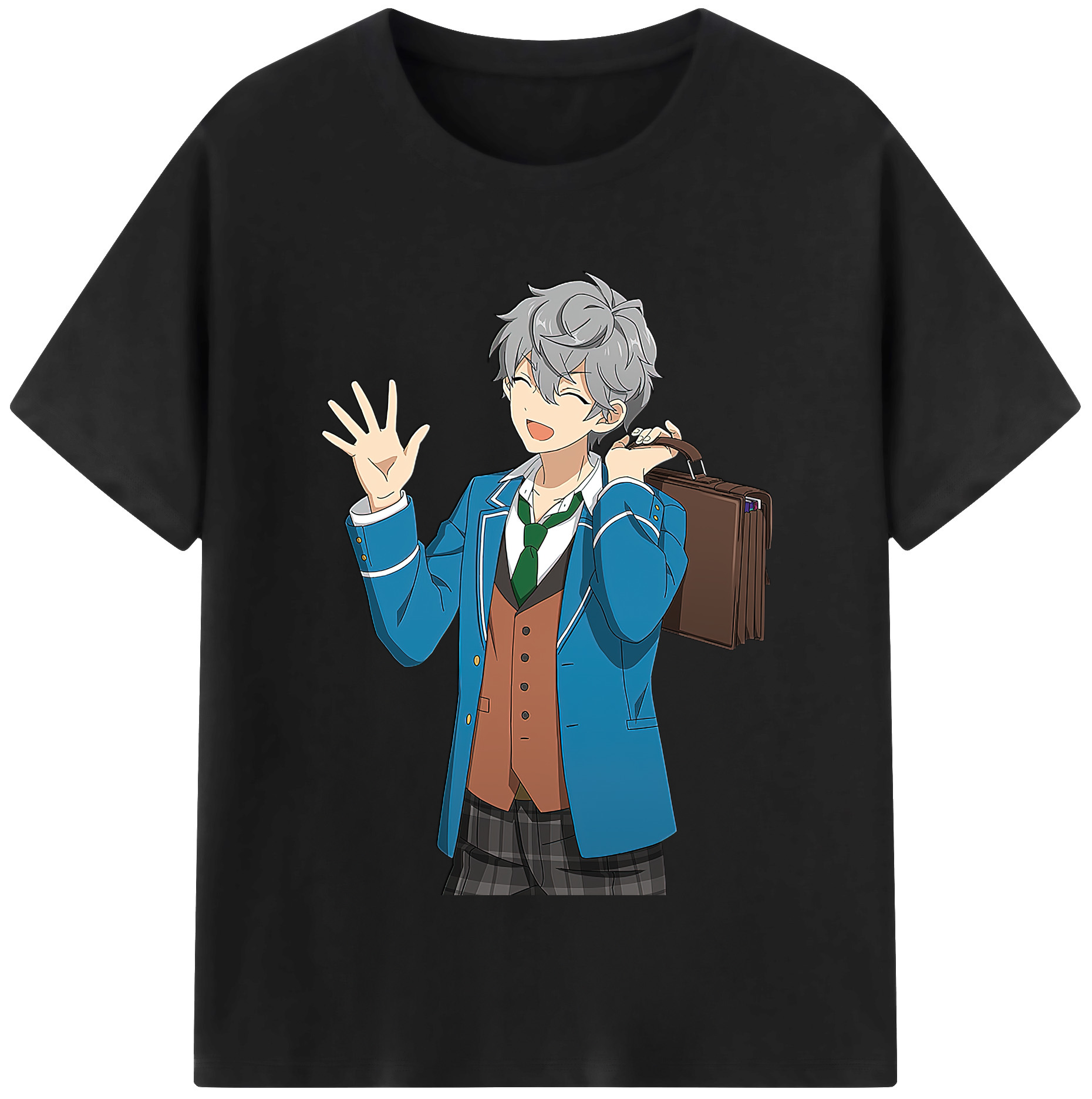 （画像用） あんさんぶるスターズ! Ensemble Stars 綿100％半袖Tシャツ（フロントプリント）