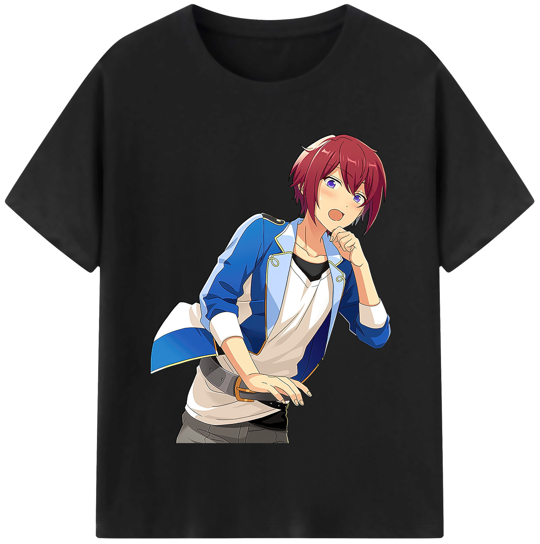 （画像用） あんさんぶるスターズ! Ensemble Stars 綿100％半袖Tシャツ（フロントプリント）