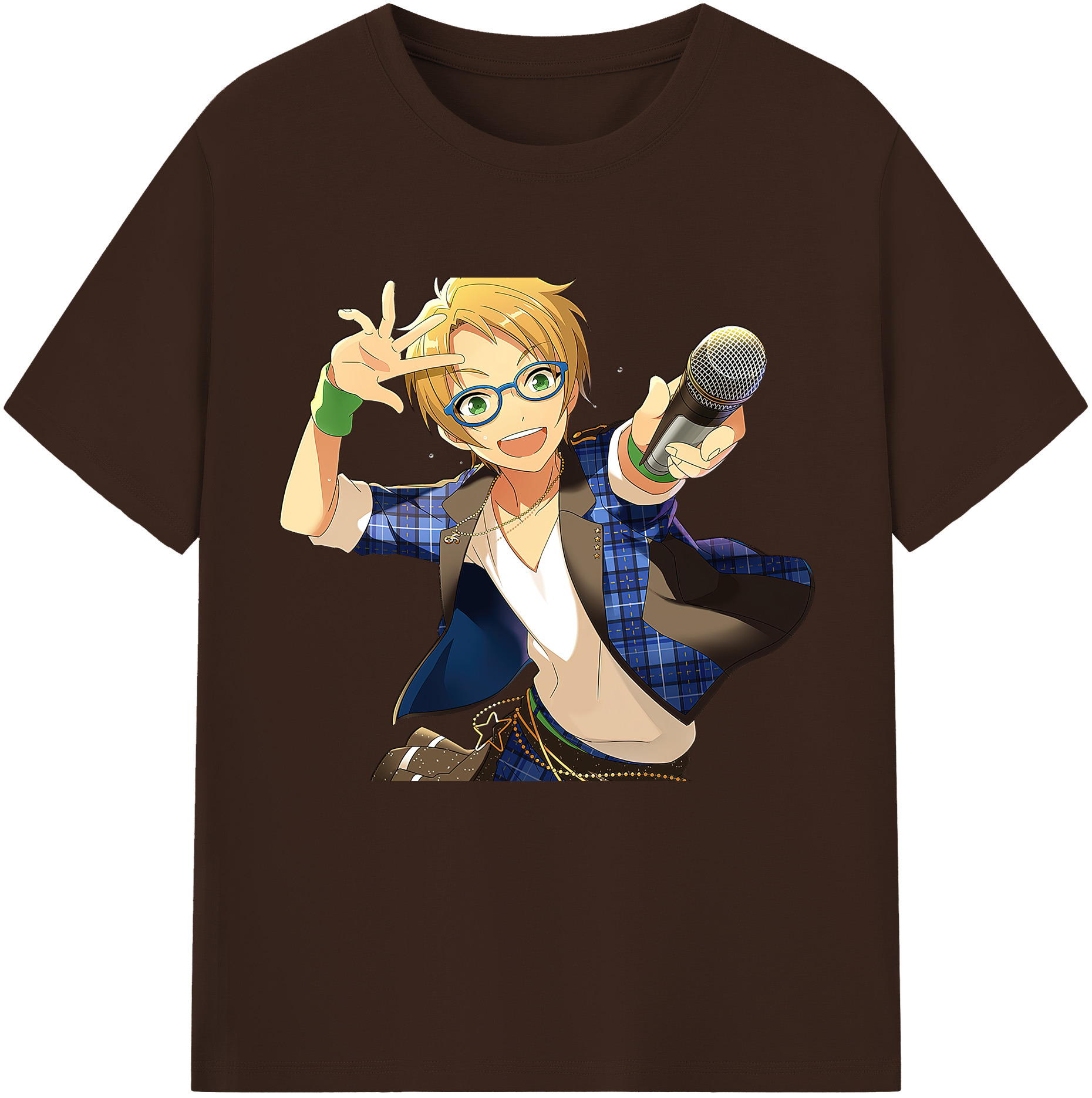 （画像用） あんさんぶるスターズ! Ensemble Stars 綿100％半袖Tシャツ（フロントプリント）