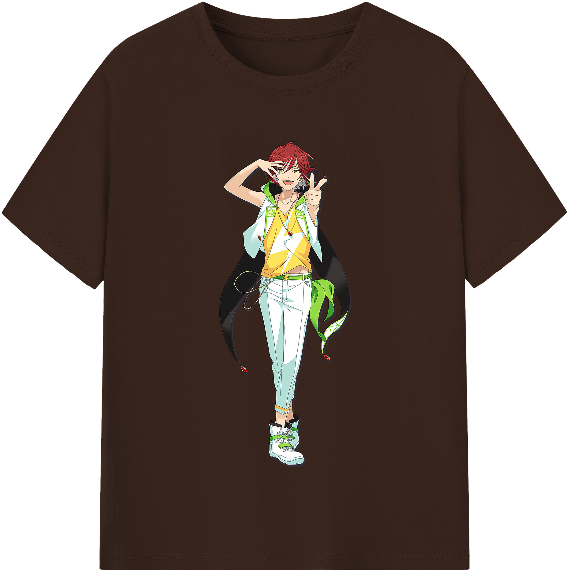 （画像用） あんさんぶるスターズ! Ensemble Stars 綿100％半袖Tシャツ（フロントプリント）
