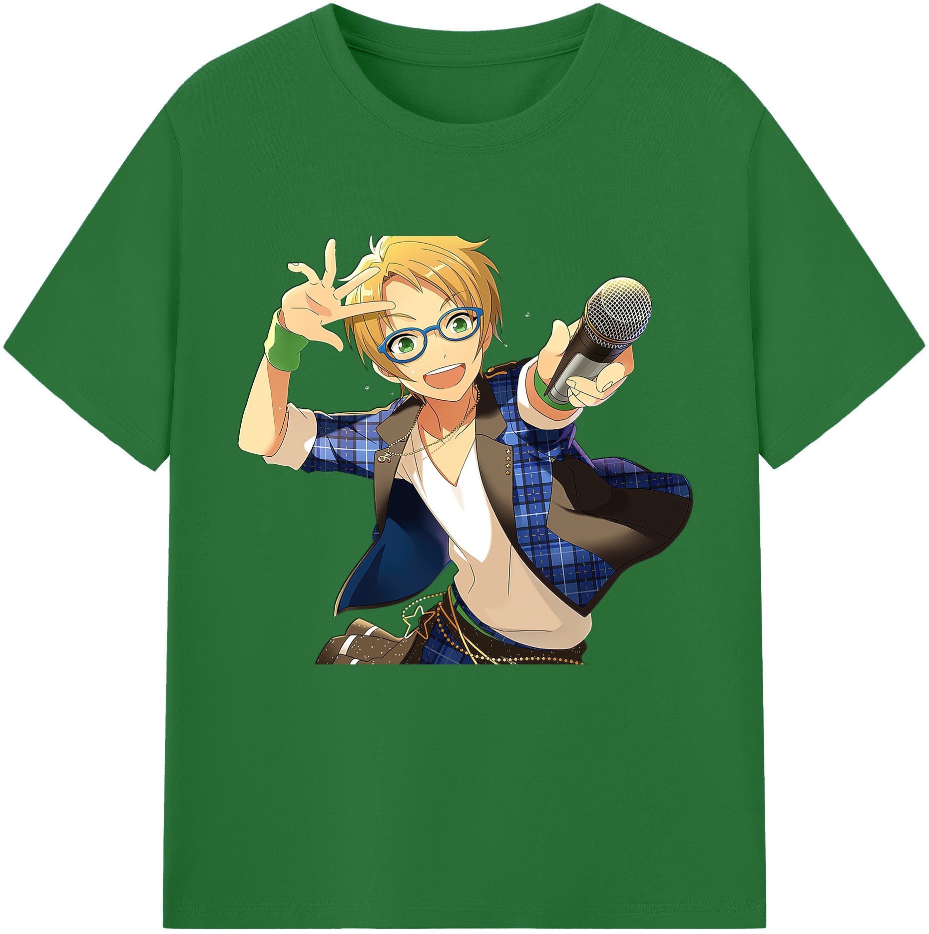 （画像用） あんさんぶるスターズ! Ensemble Stars 綿100％半袖Tシャツ（フロントプリント）