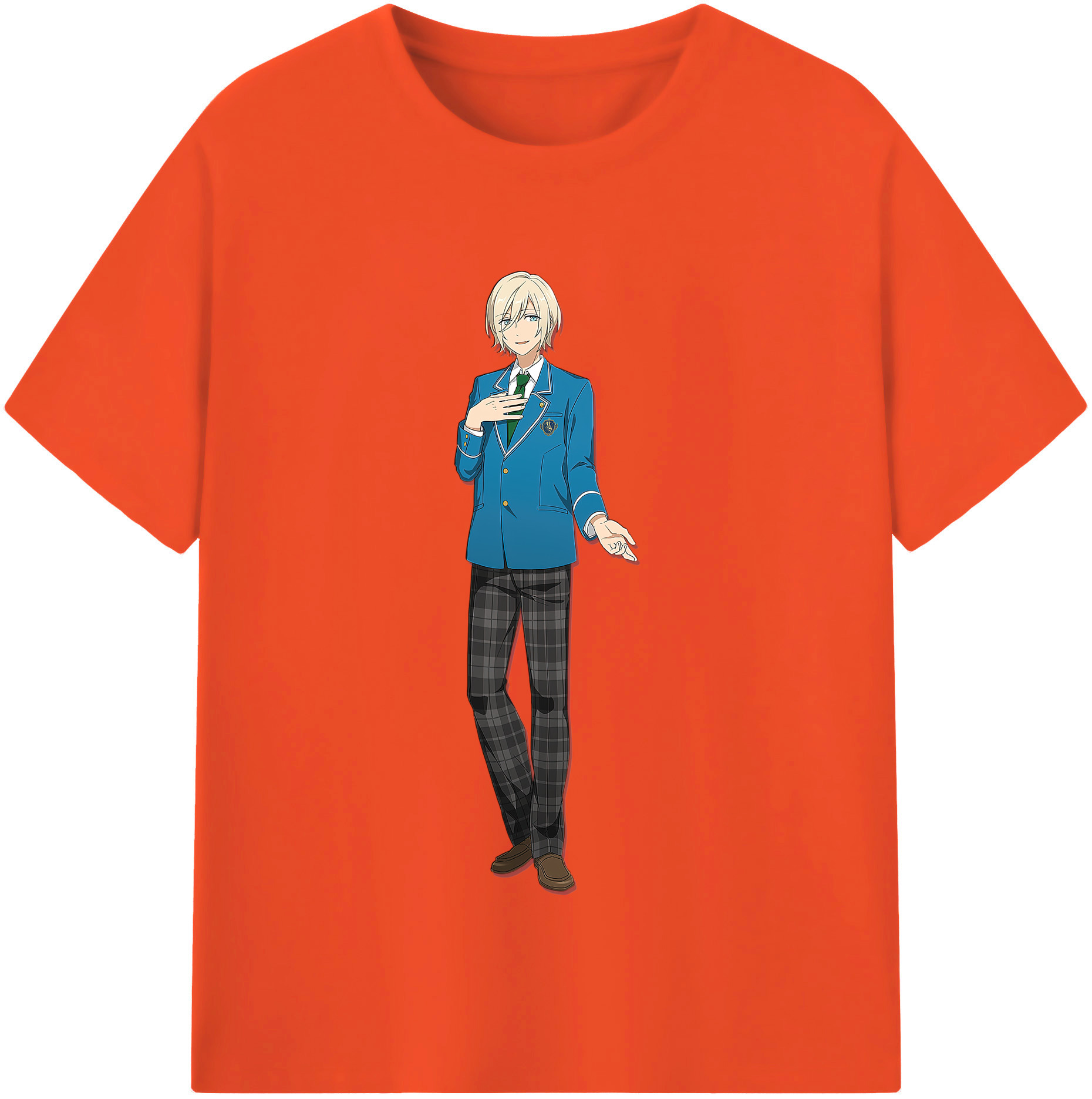 （画像用） あんさんぶるスターズ! Ensemble Stars 綿100％半袖Tシャツ（フロントプリント）