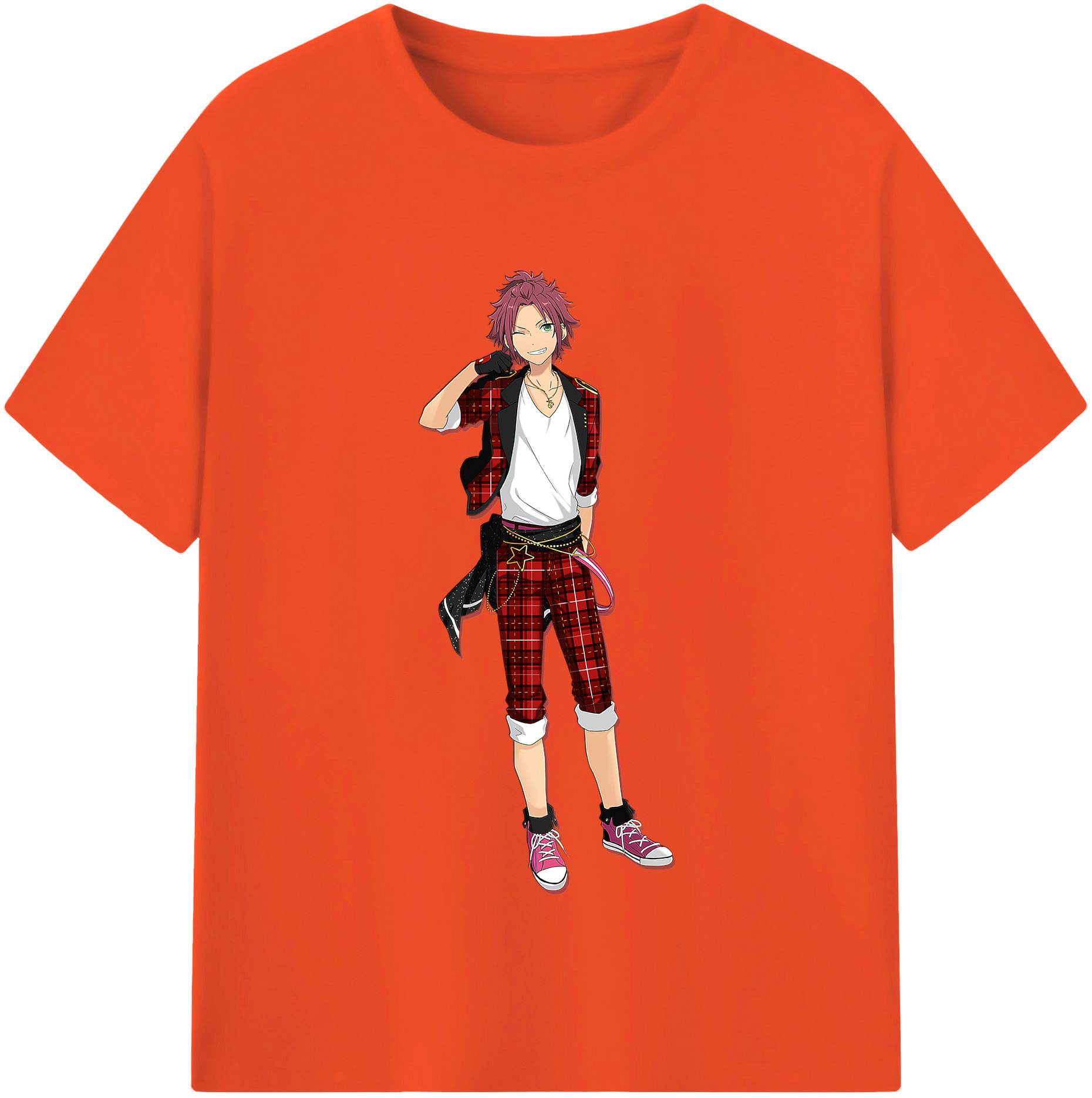 （画像用） あんさんぶるスターズ! Ensemble Stars 綿100％半袖Tシャツ（フロントプリント）