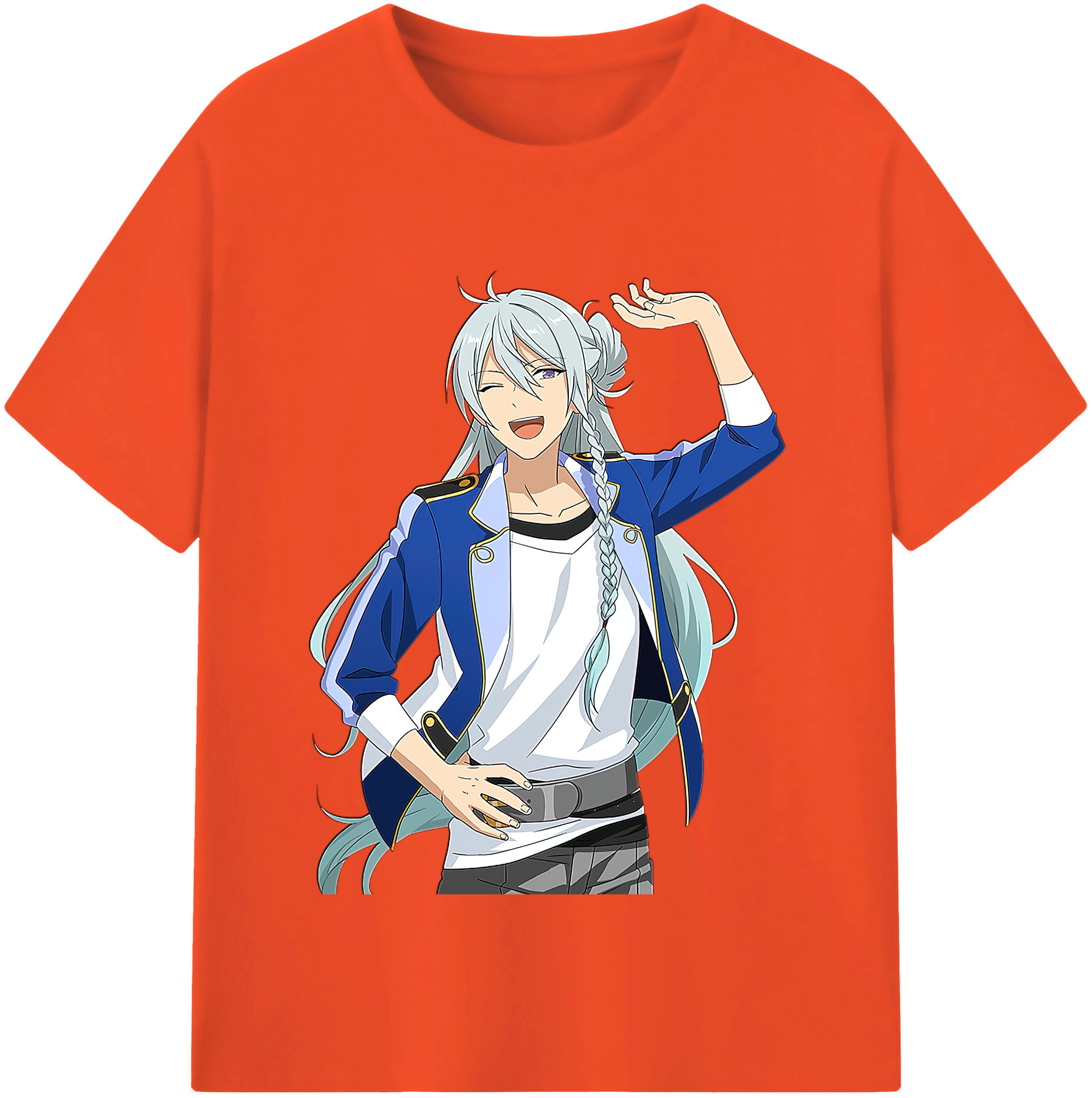 （画像用） あんさんぶるスターズ! Ensemble Stars 綿100％半袖Tシャツ（フロントプリント）
